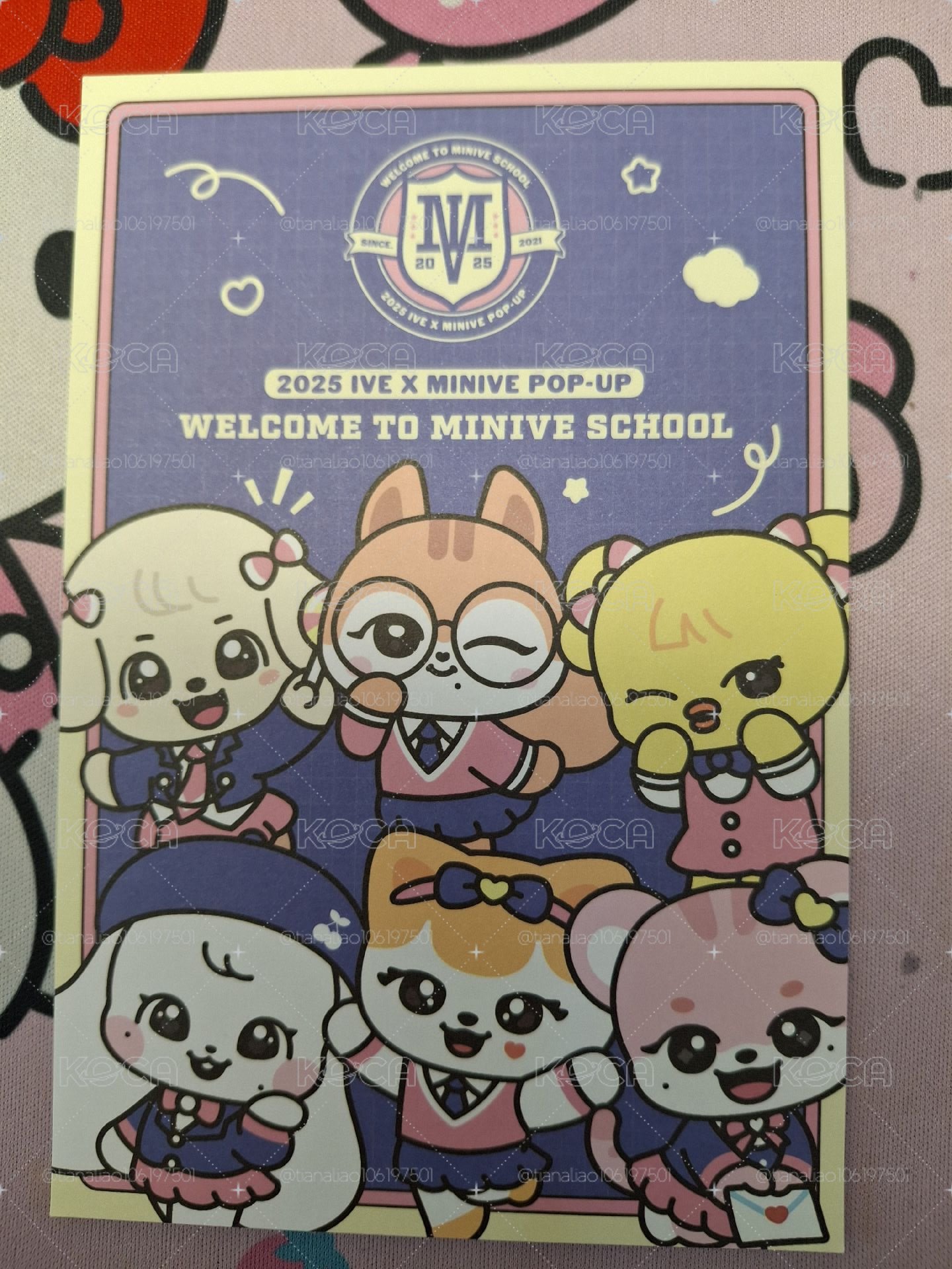 minive快閃入場明信片