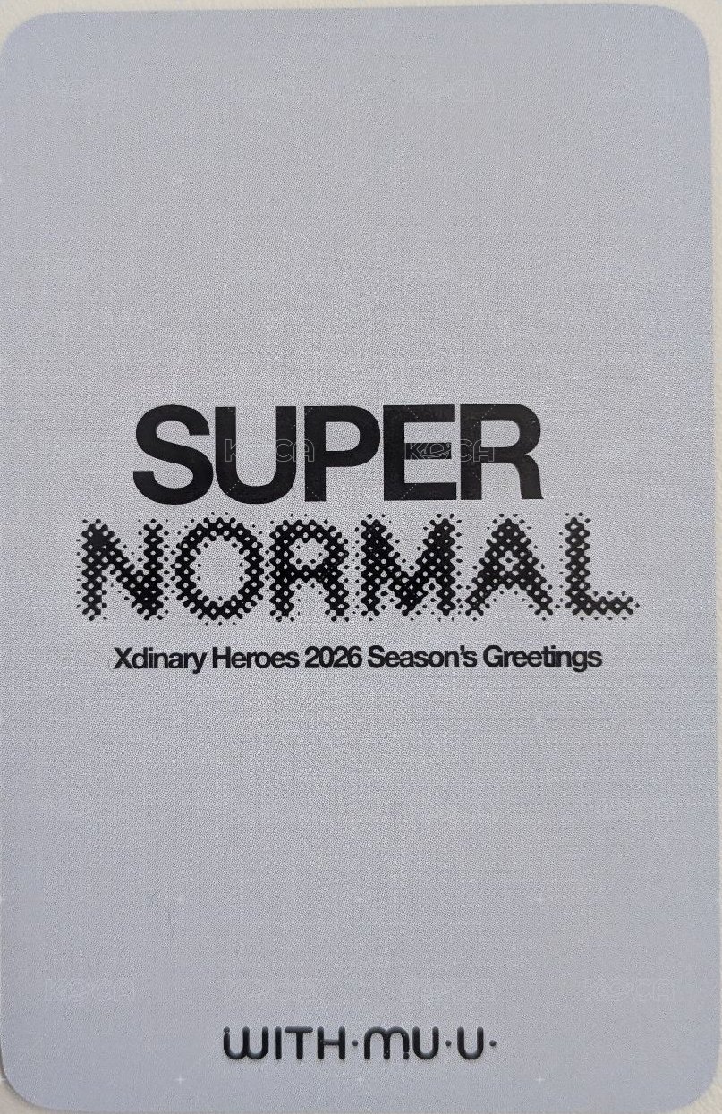 2026 年曆 wm 特典卡 虎掌 背面