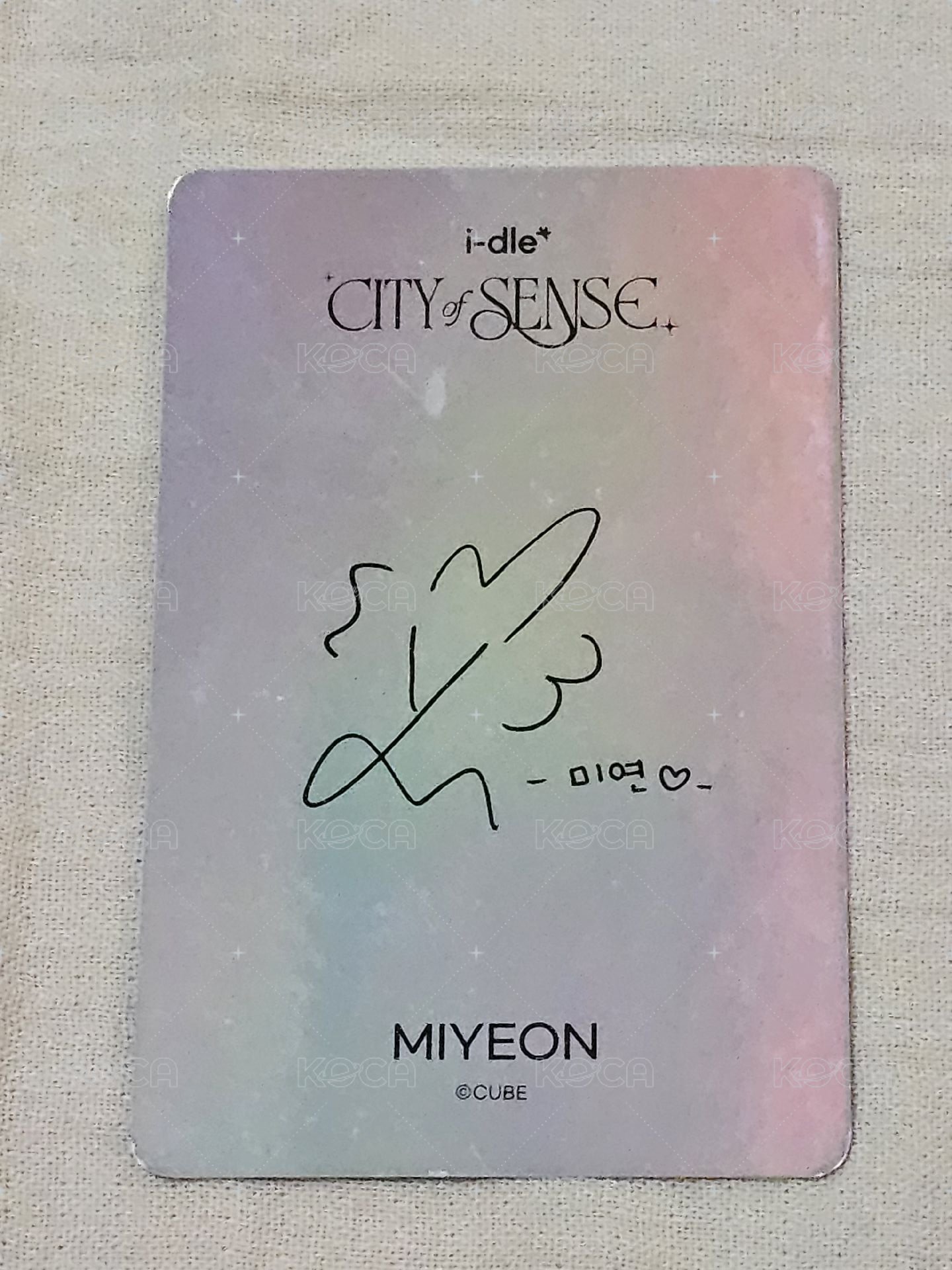 展覽快閃店 隨機卡  背面