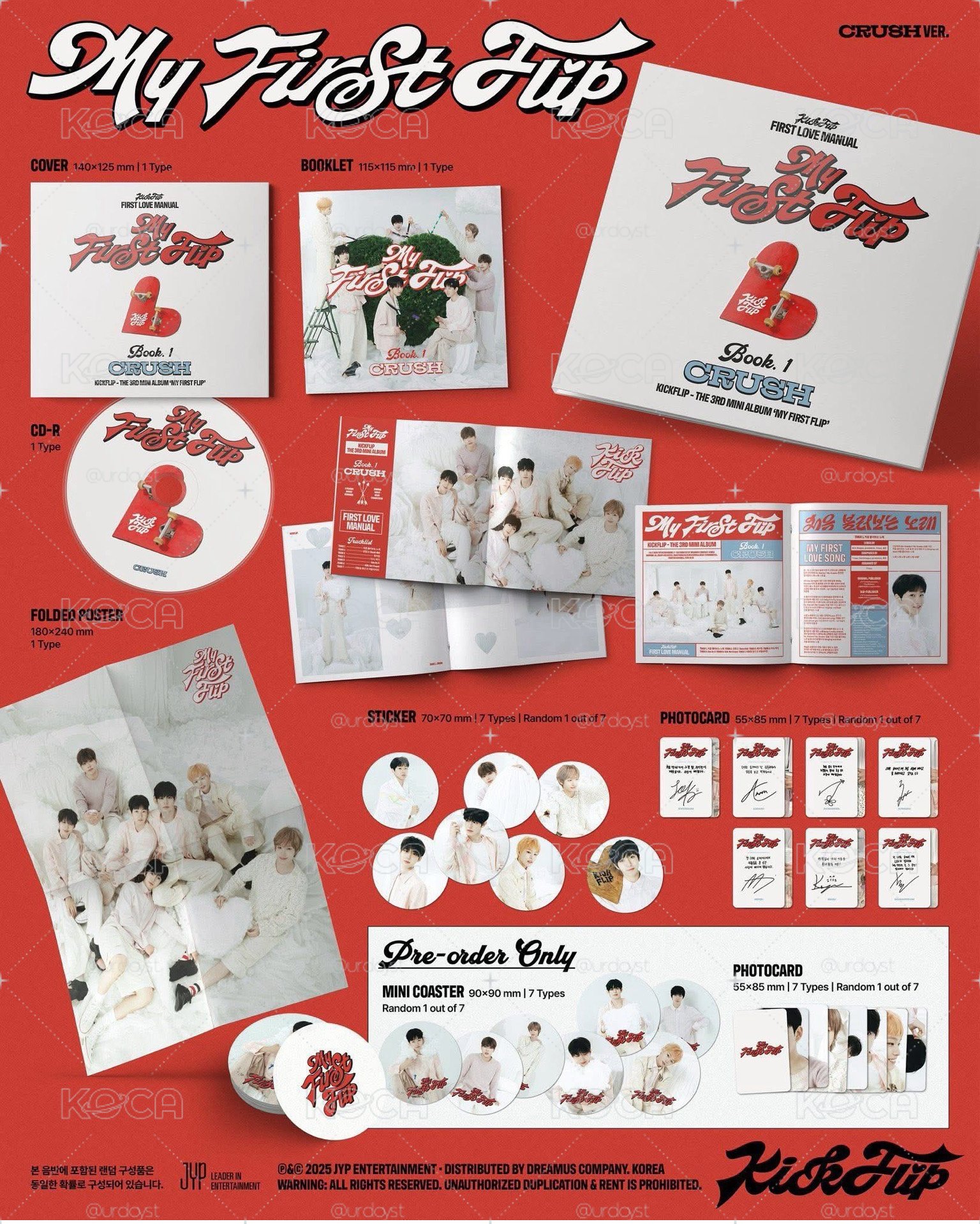 kickflip迷三 專輯 CRUSH.ver