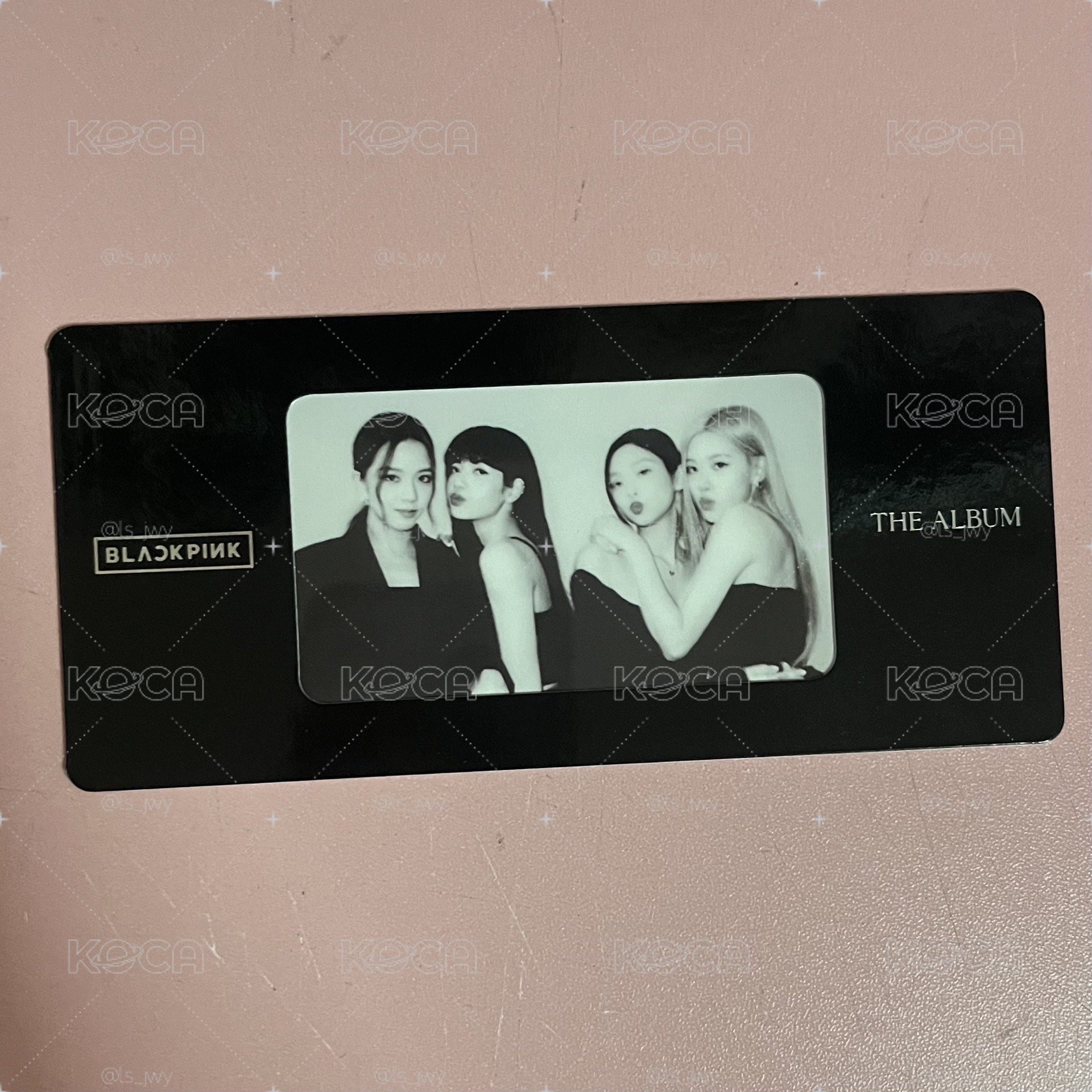 blackpink 書籤+明信片