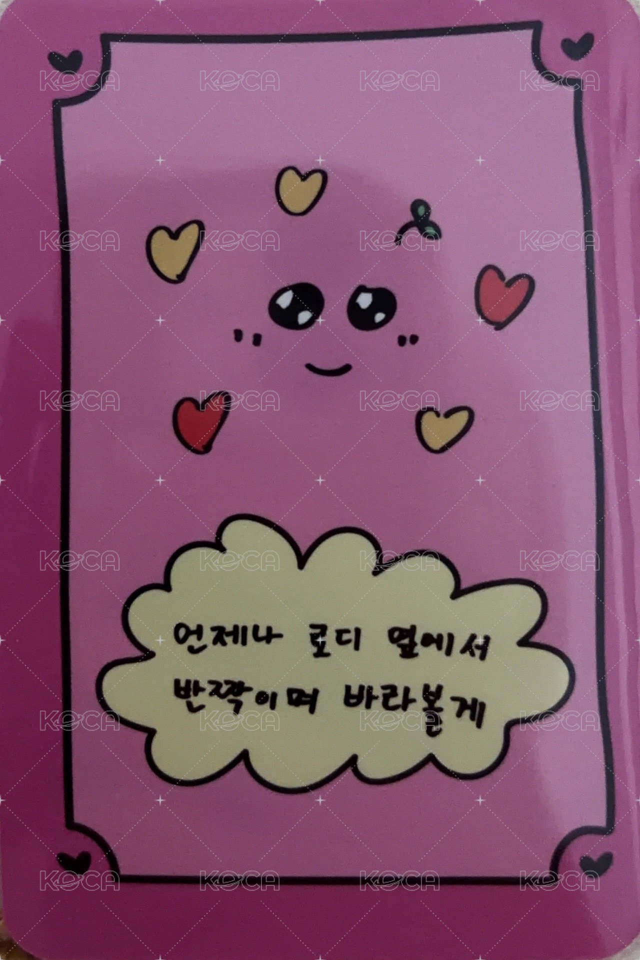 迷六快閃咖啡廳 隨機卡  背面