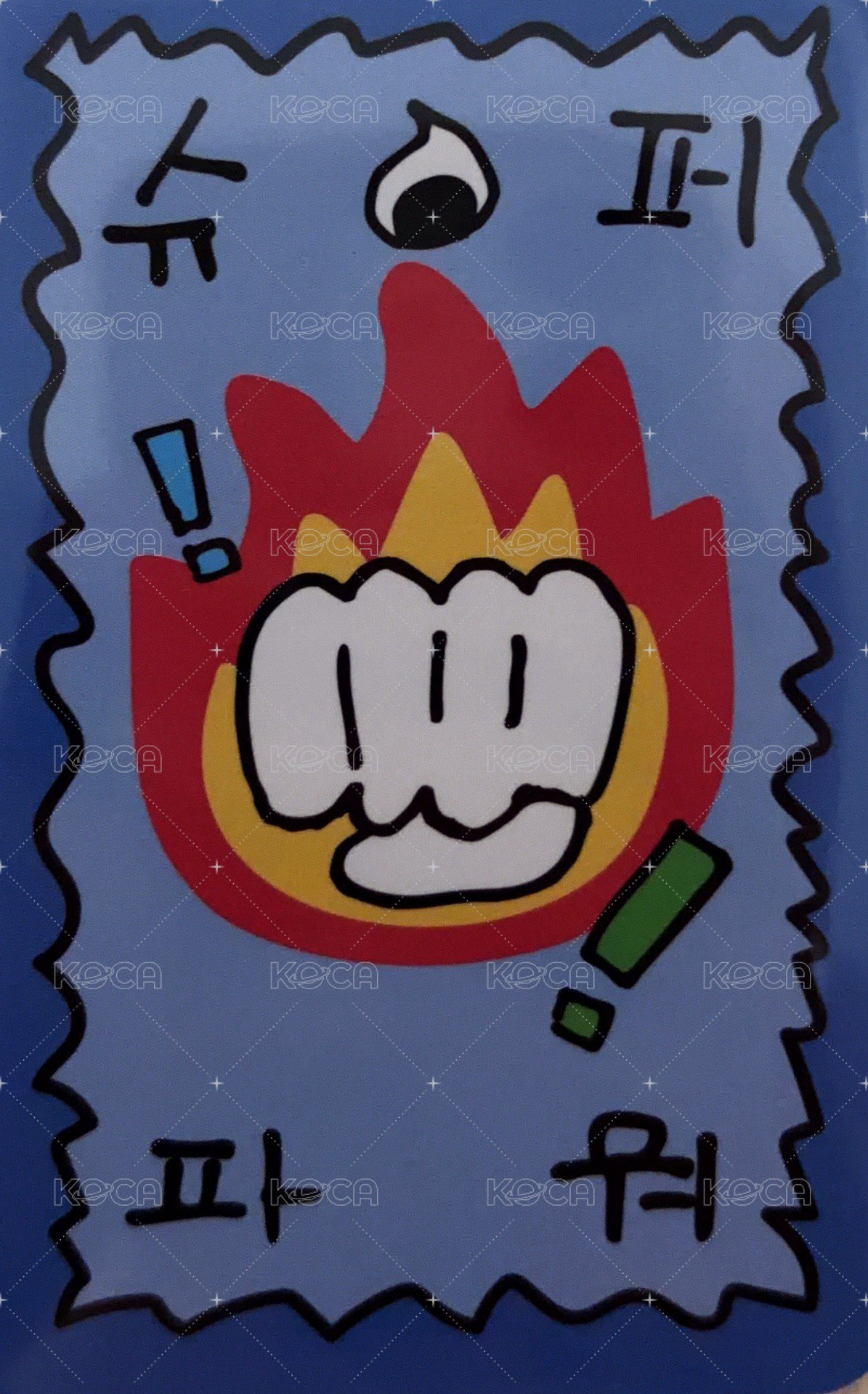 迷六快閃咖啡廳 隨機卡  背面