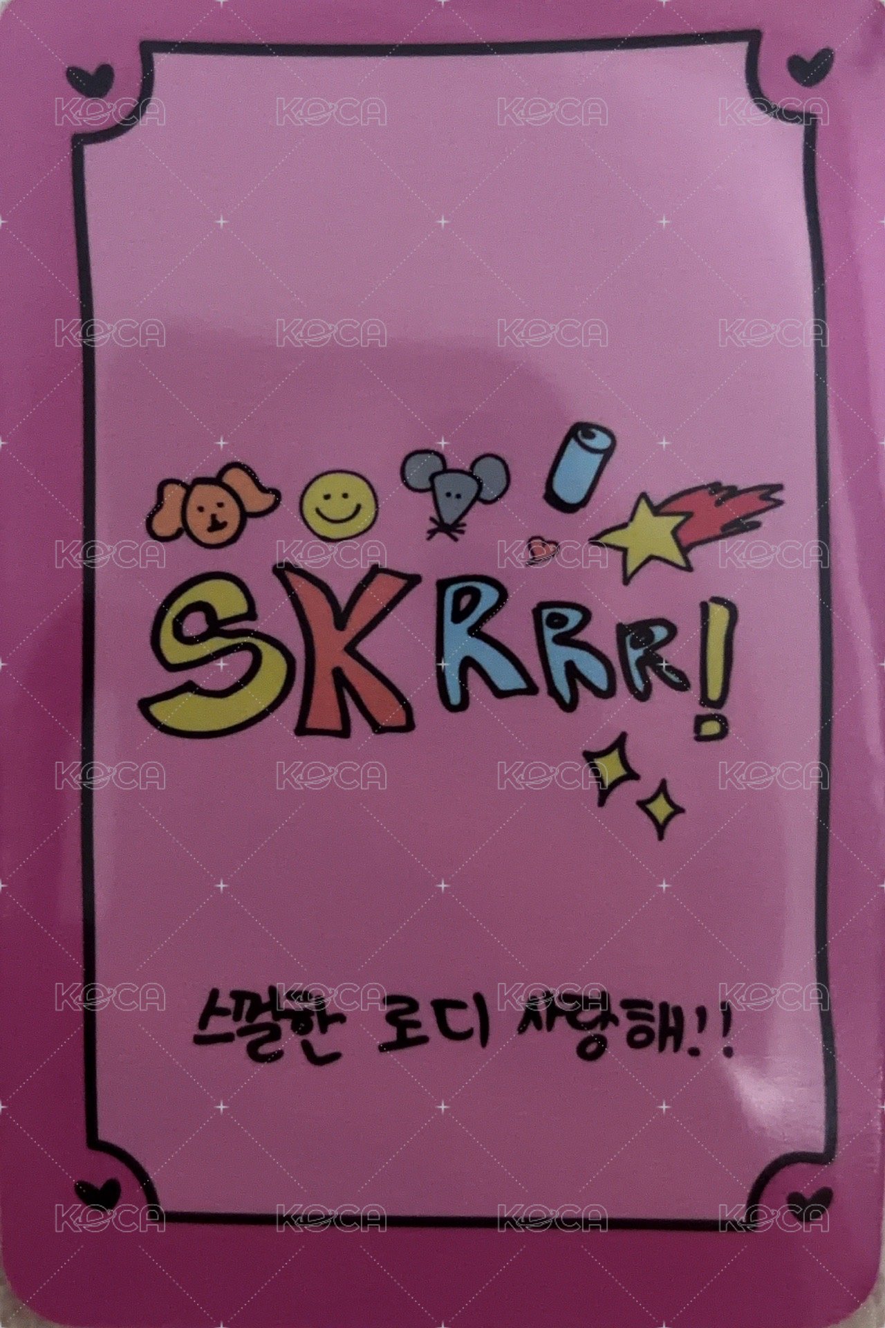 迷六快閃咖啡廳 隨機卡  背面