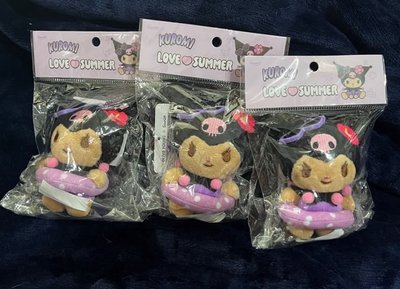 ￼OLIVE YOUNG x SANRIO 三麗鷗家族聯名 曬黑吊飾 泳圈 夏日黑皮 墨鏡