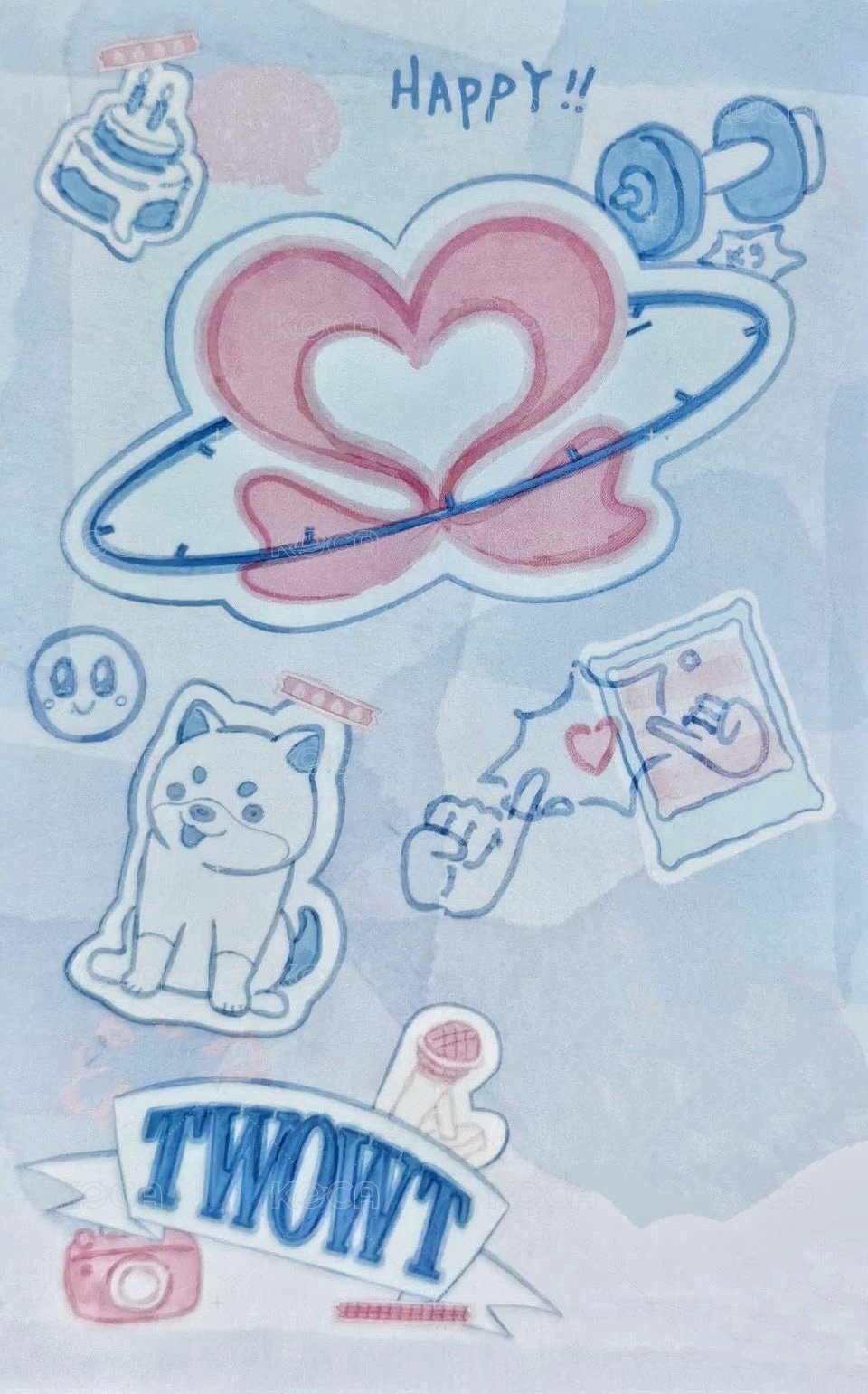 24‘馬嘉祺生日 周邊卡 普卡 背面