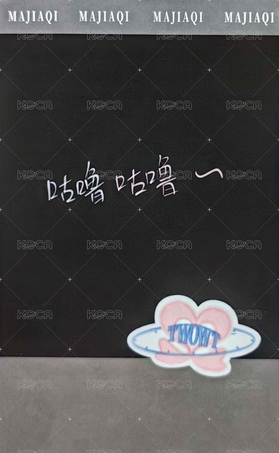 24‘馬嘉祺生日 周邊卡 拍立得卡 背面