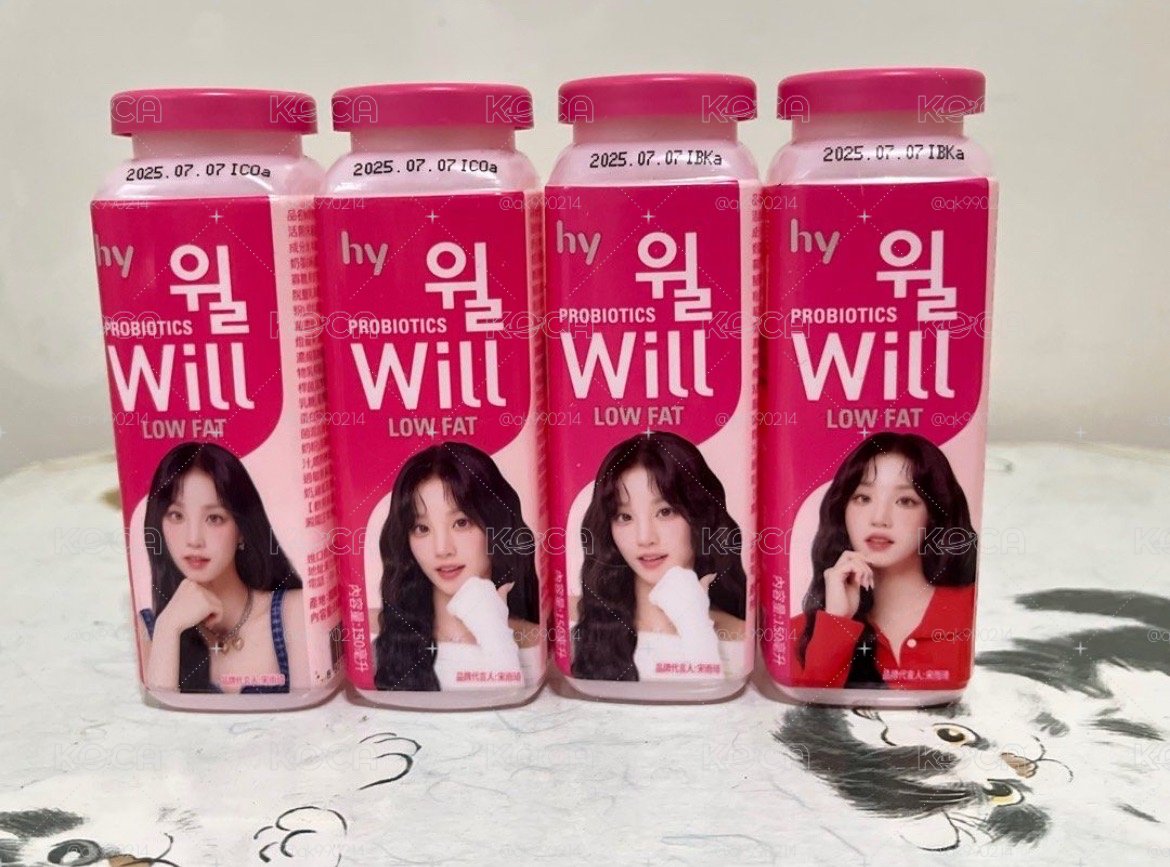 宋雨琦  李敏鎬 wii優酪乳 空瓶