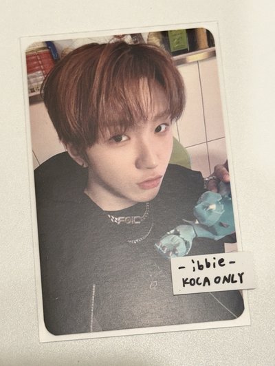 × BOYNEXTDOOR 金雲鶴 地風火O版打歌卡 卡背手畫手偶雲寶寶