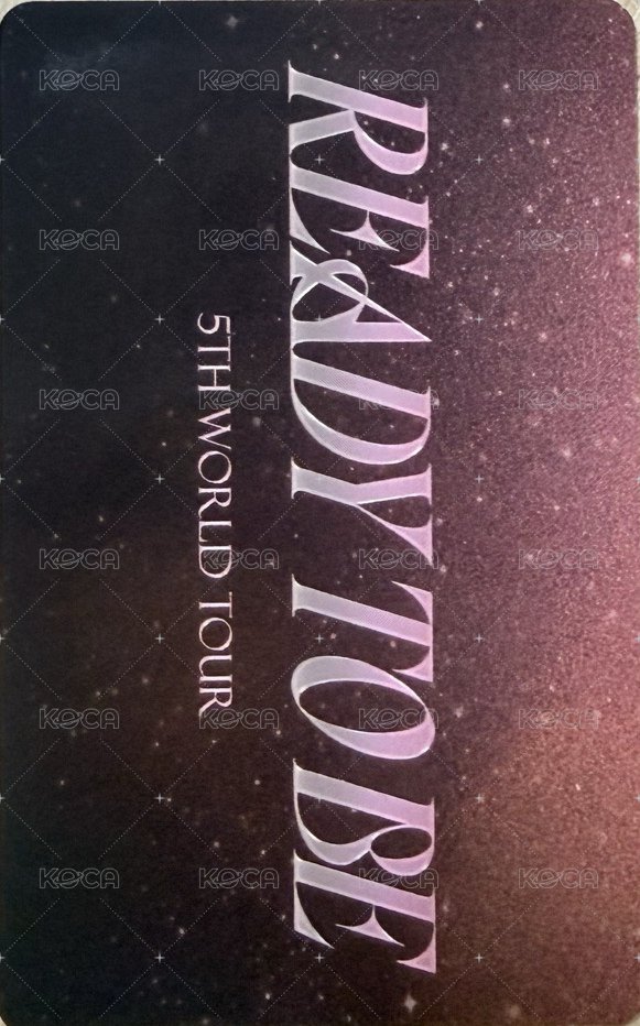 23’ 五巡 jyp 特典卡 首爾場DVD普通版 背面