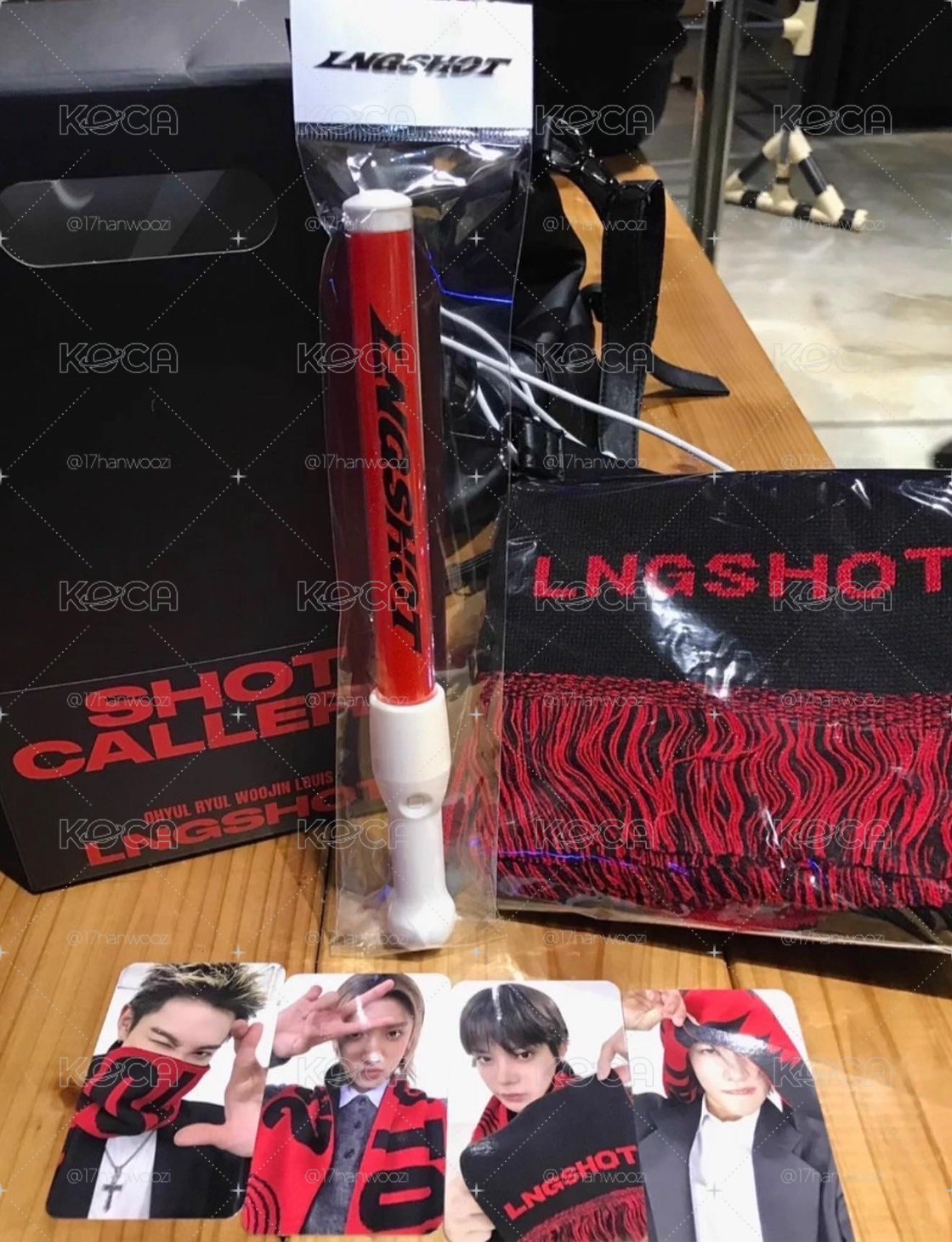 LNGSHOT SC逆應援 單五金小卡、應援棒（代友發