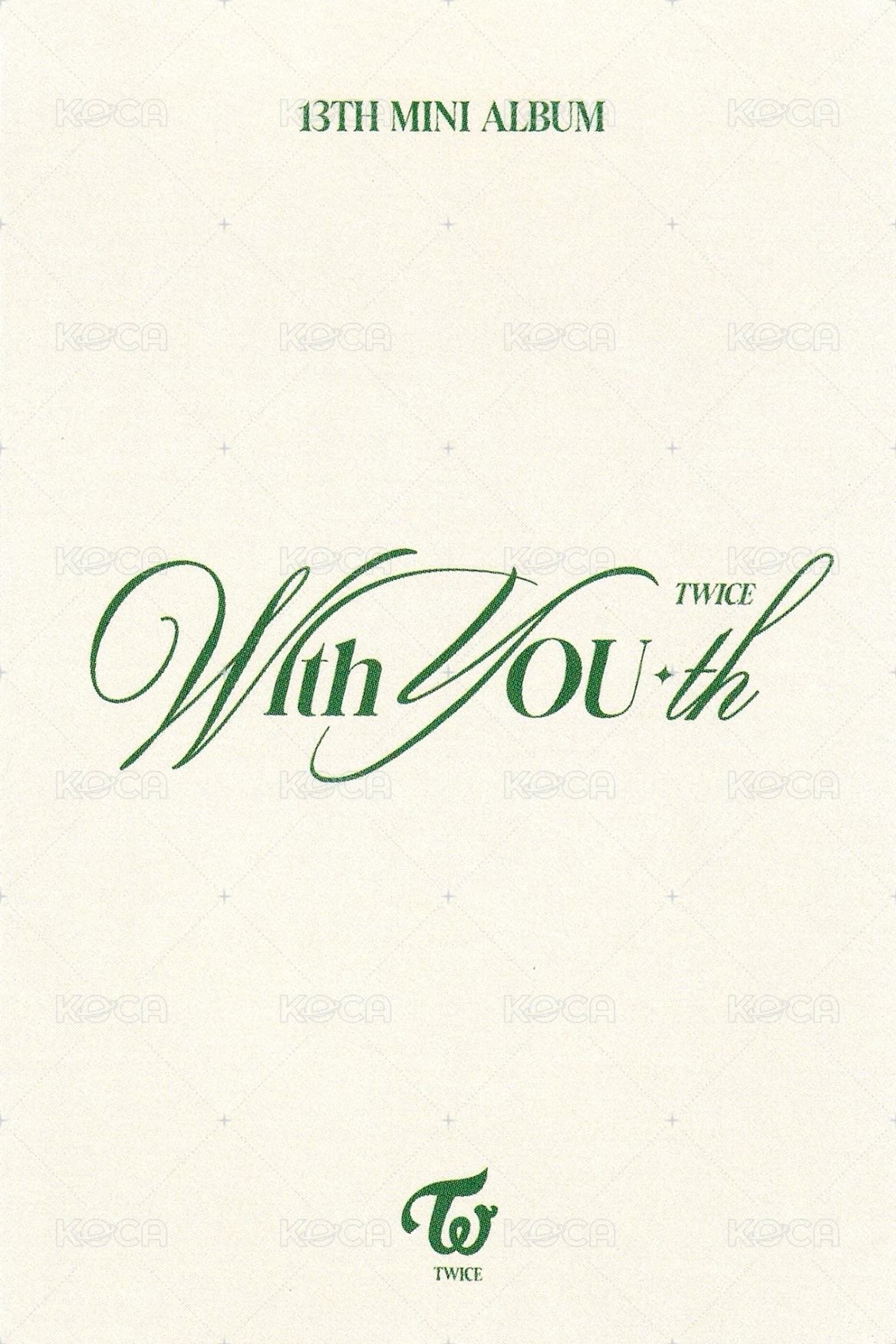 mini 13 專輯卡 預購禮 背面