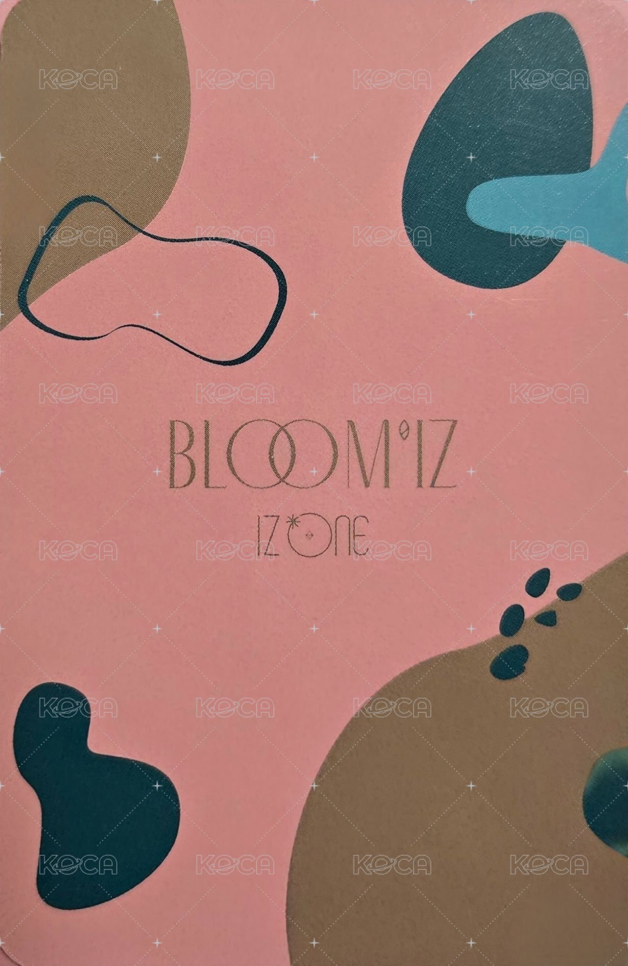 BLOOM*IZ I AM版 專輯卡  背面