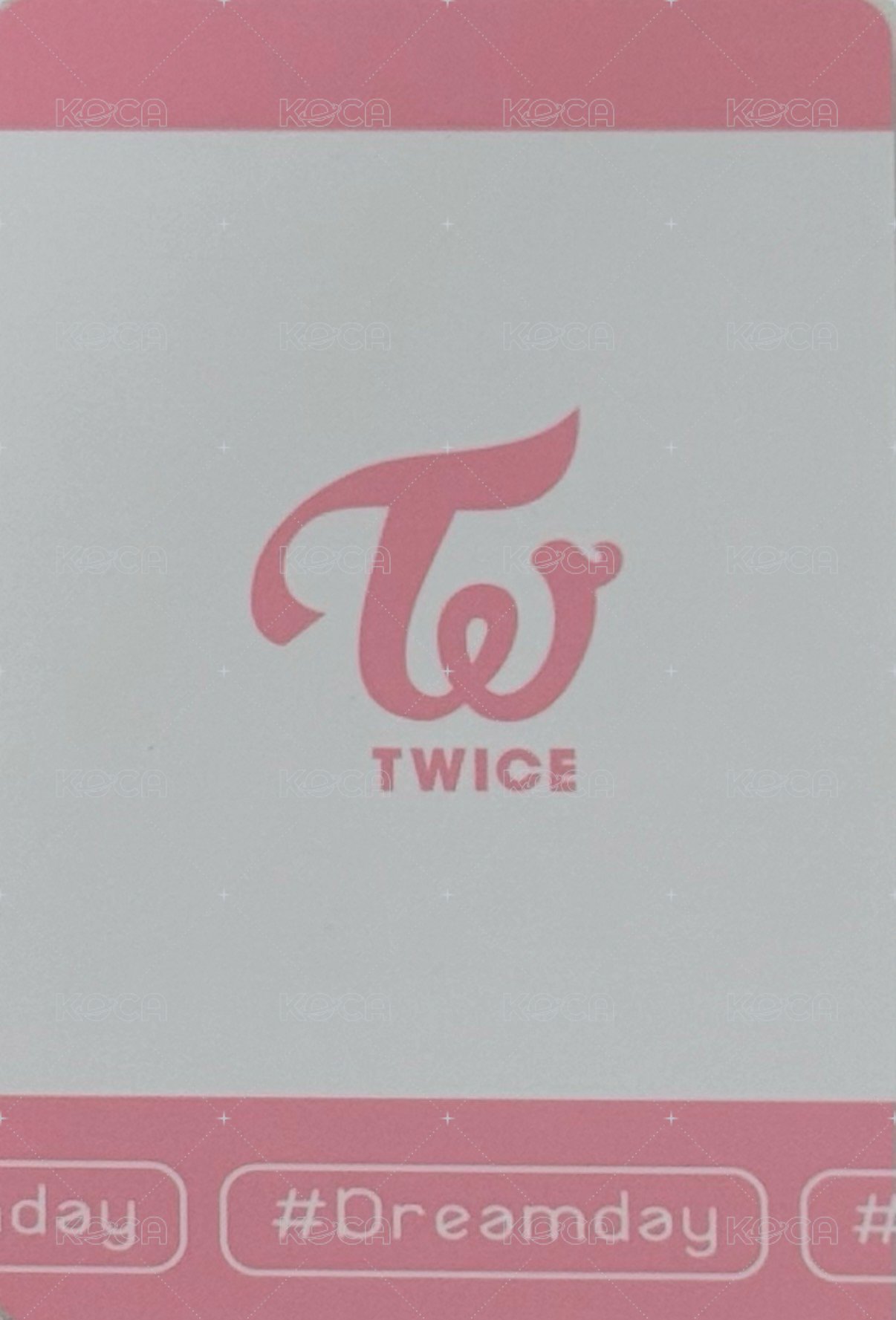 #DREAMDAY 周邊卡  背面