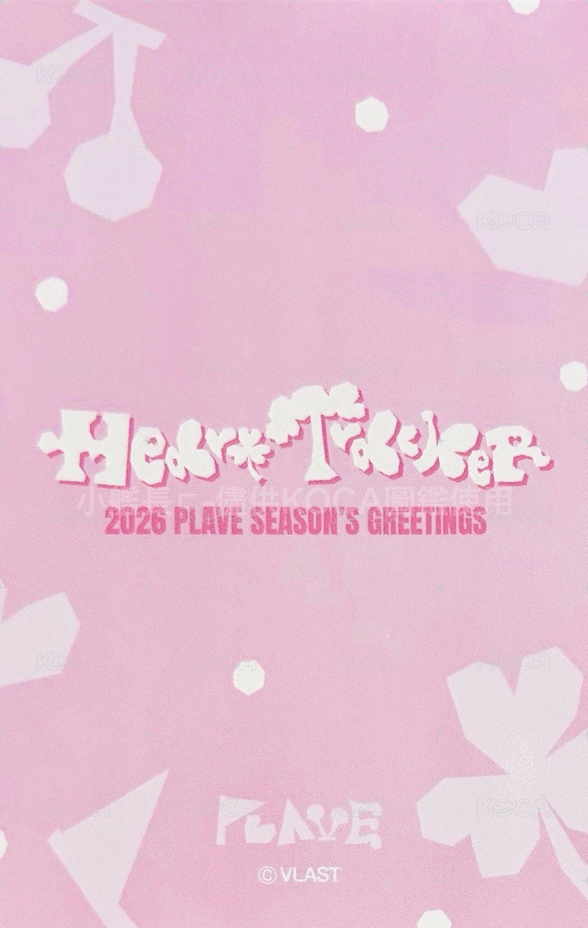 26SG 年曆卡 粉版 背面