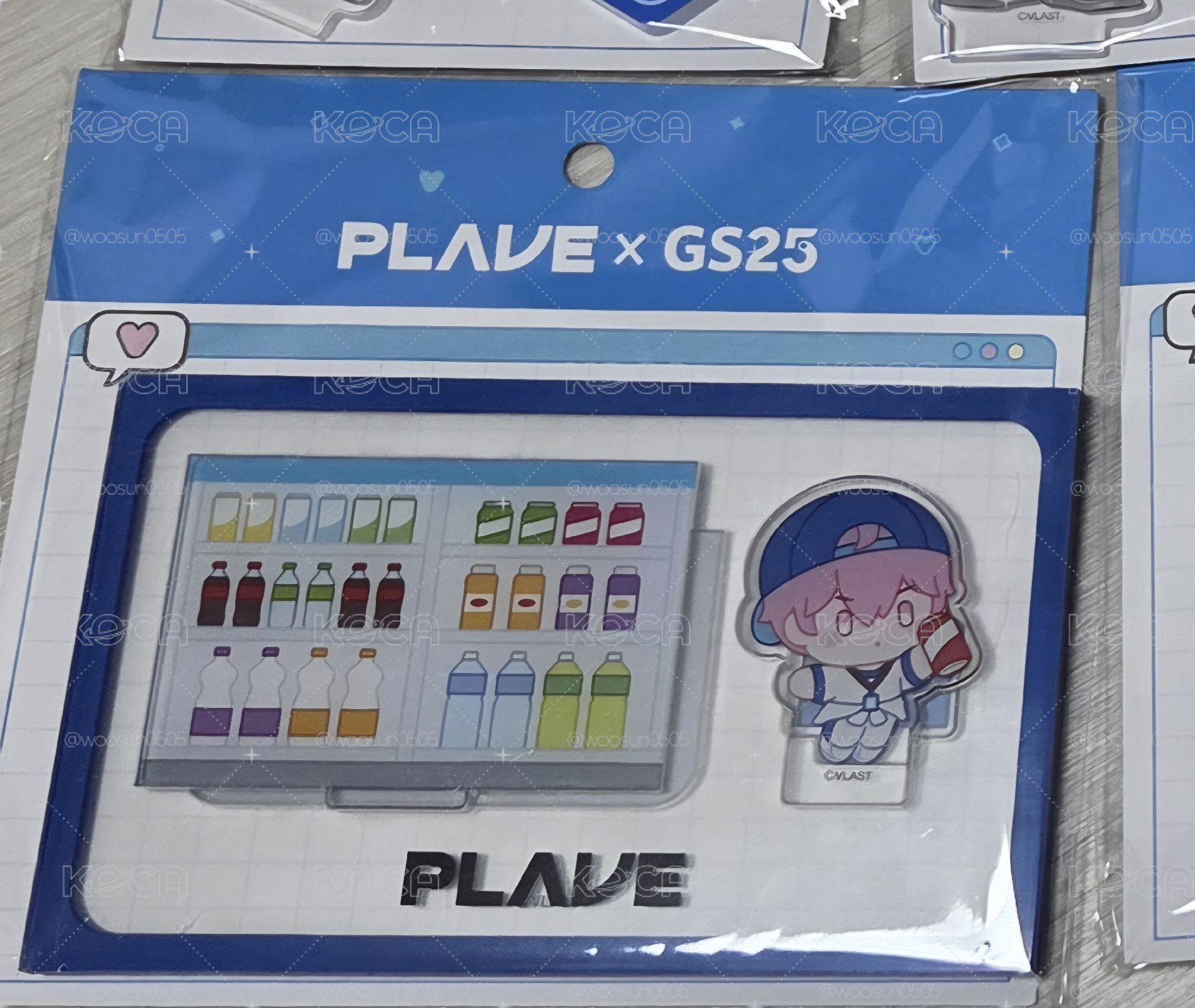 PLAVE x GS25 立牌 Q版壓克力立牌