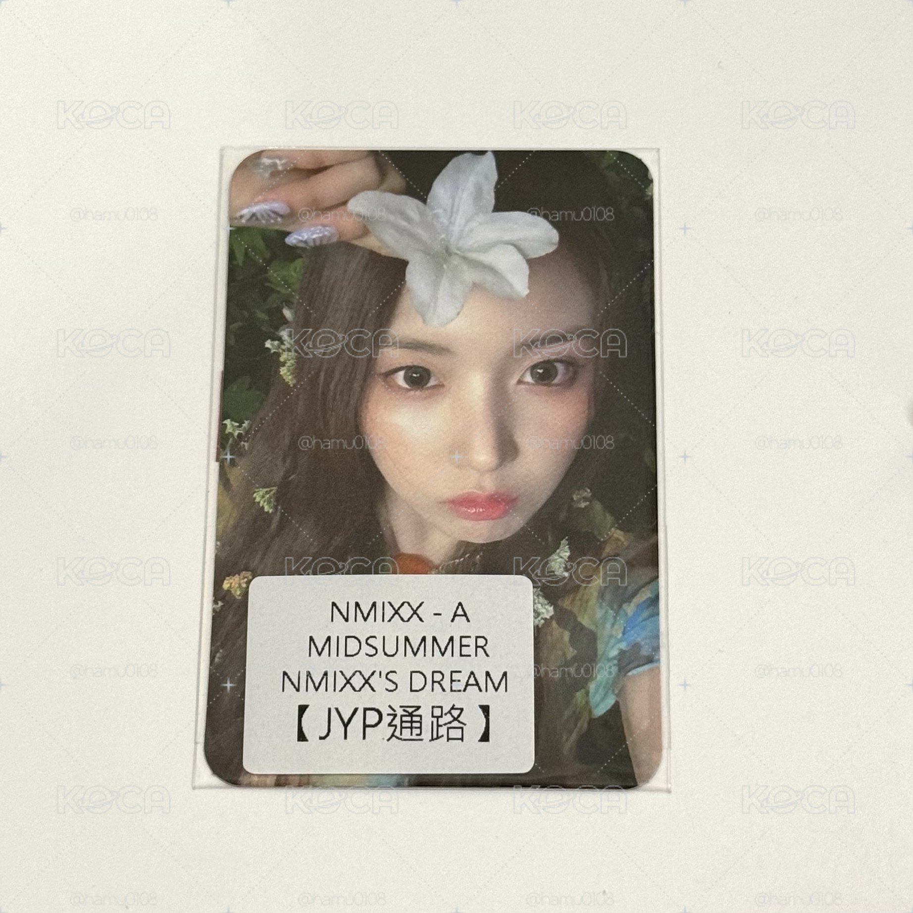 Jiwoo 仲夏夜JYP通路特典卡