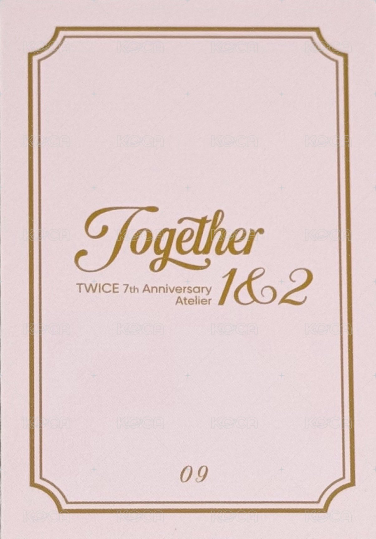 七週年 隨機卡 9 背面