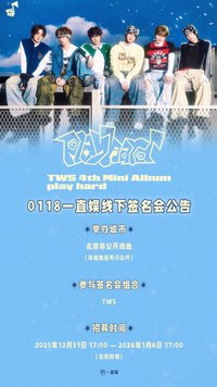 Play Hard 一直娛 1/18北京線下中簽 復刻拍立得