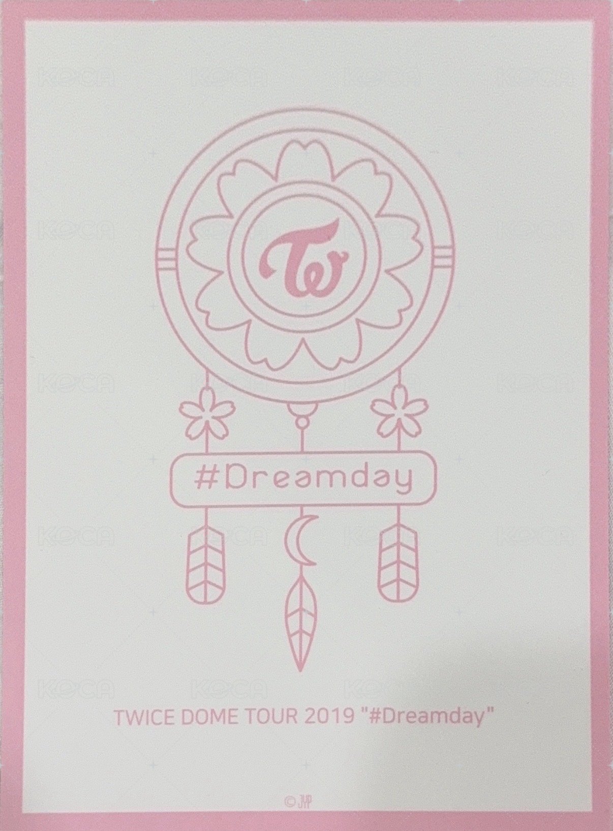 #DREAMDAY 明信片 大卡 背面