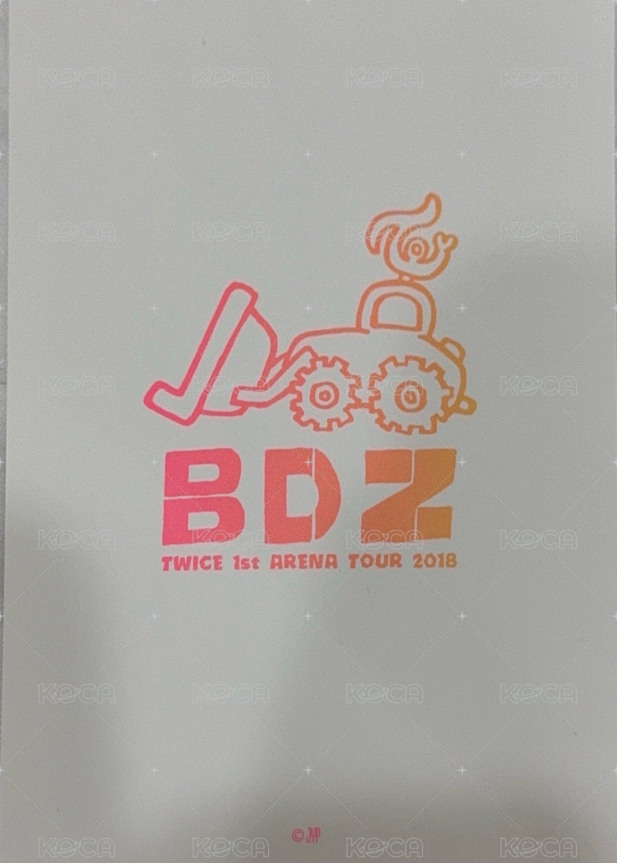 BDZ Arena Tour 明信片 大卡 背面