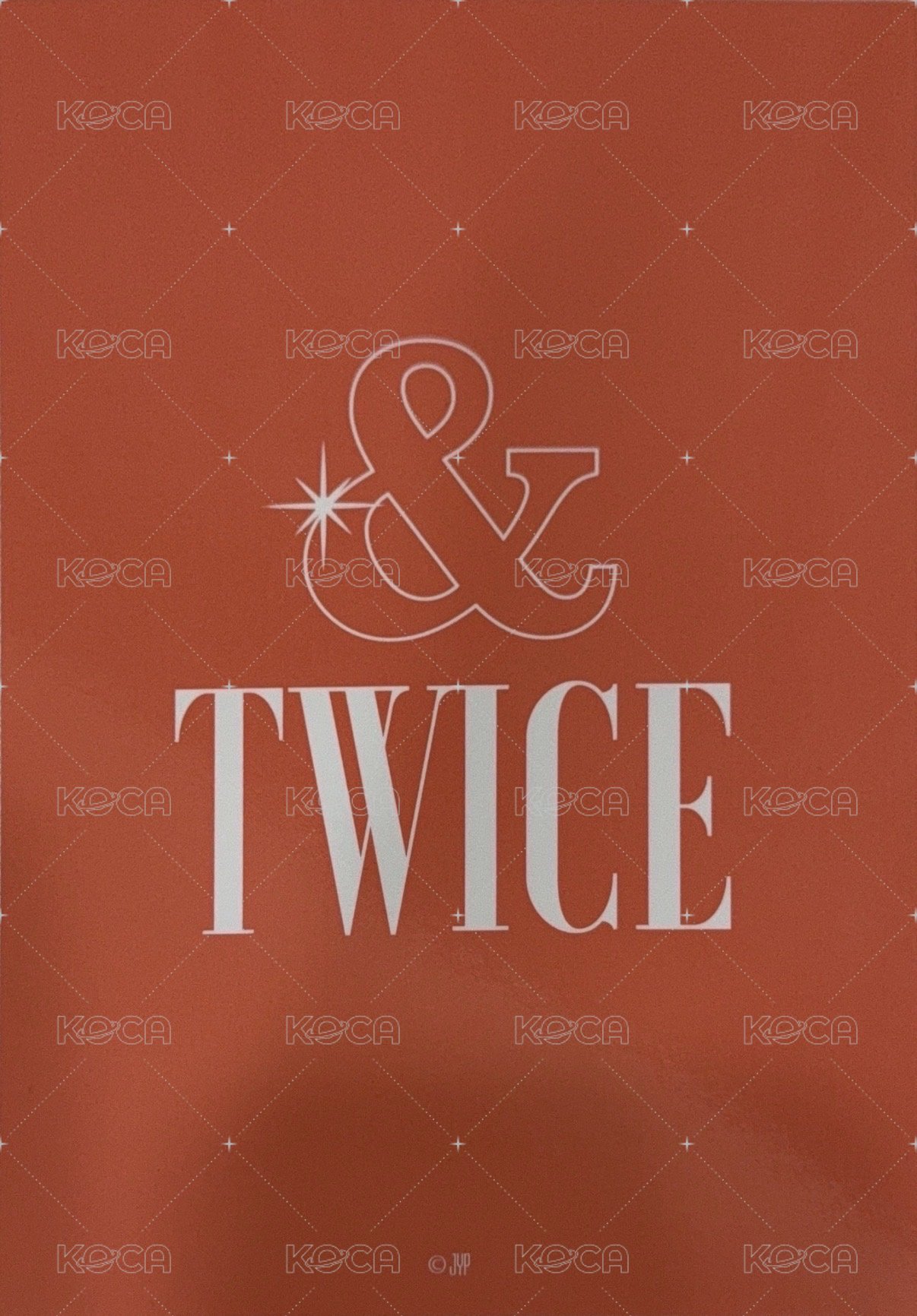 &TWICE 明信片 大卡 背面