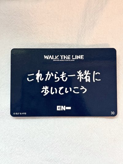 李羲承 walk the line 日巡 隨機卡 自拍