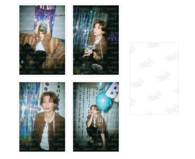 李涵 生日禮 蠟燭 立牌 明信片 拍立得