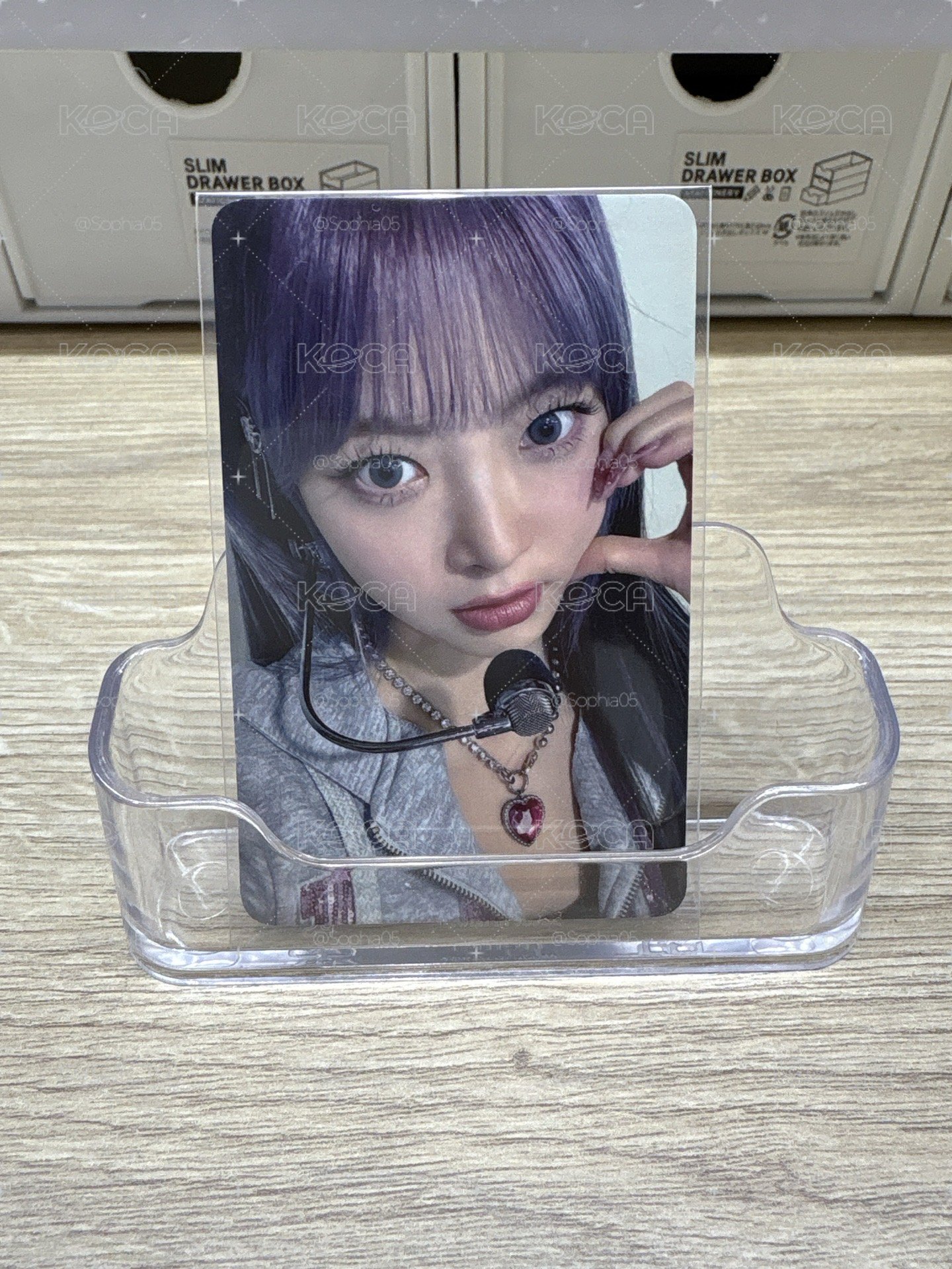 紫髮愛心採💜
