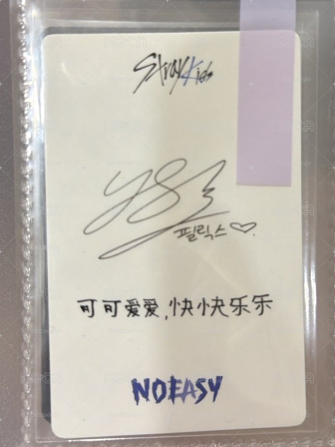 noeasy yzy1.0 中文卡背 韓服菲