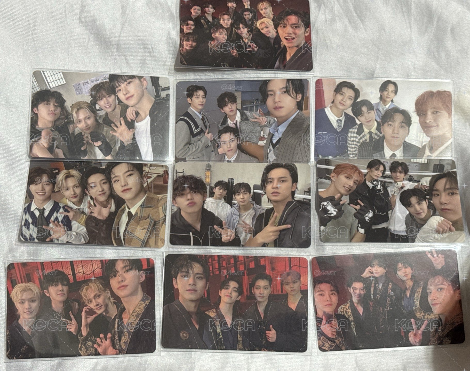 seventeen mini10團體卡