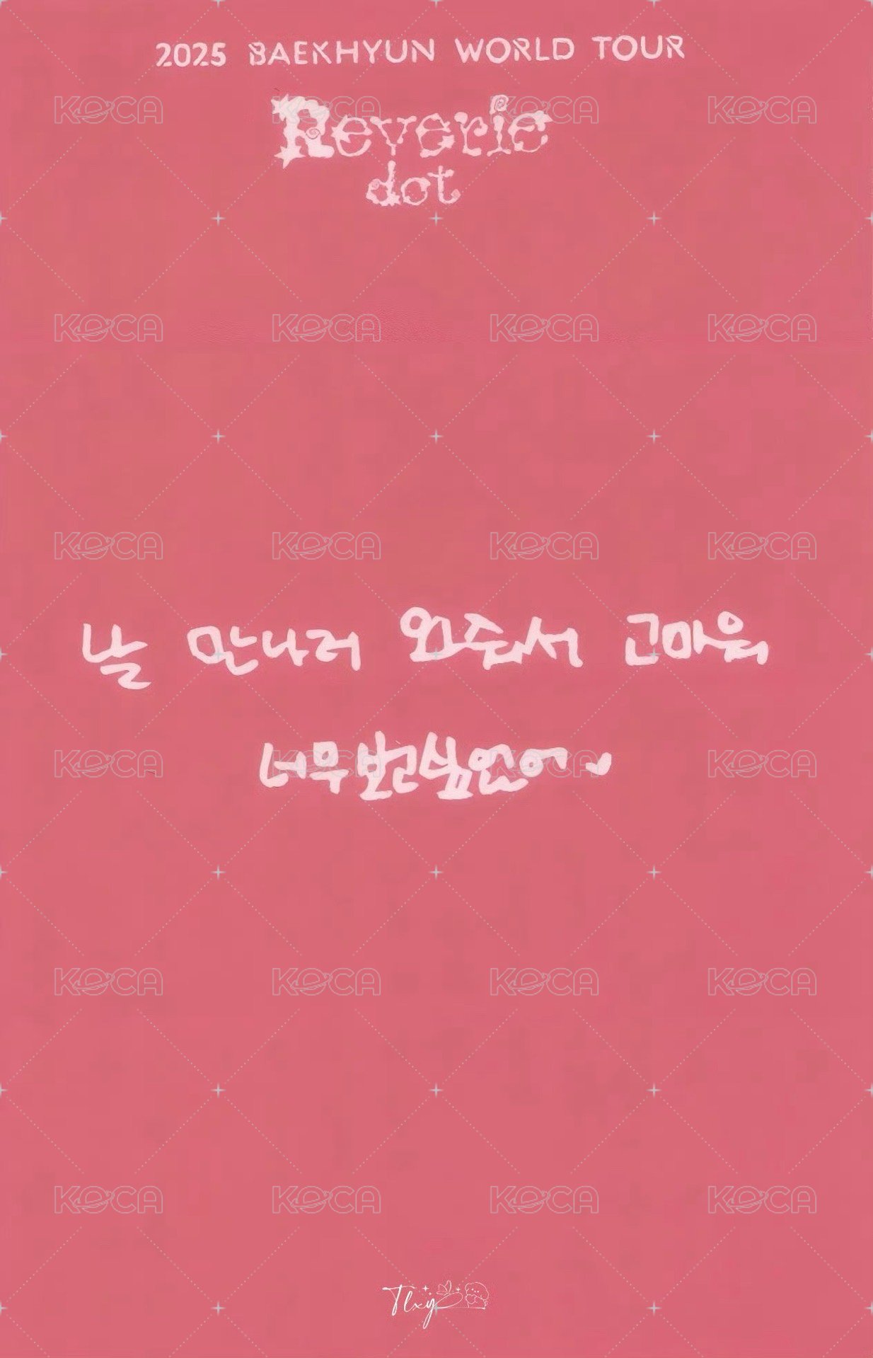 二巡安可 D1 入場卡 / 場限卡  背面