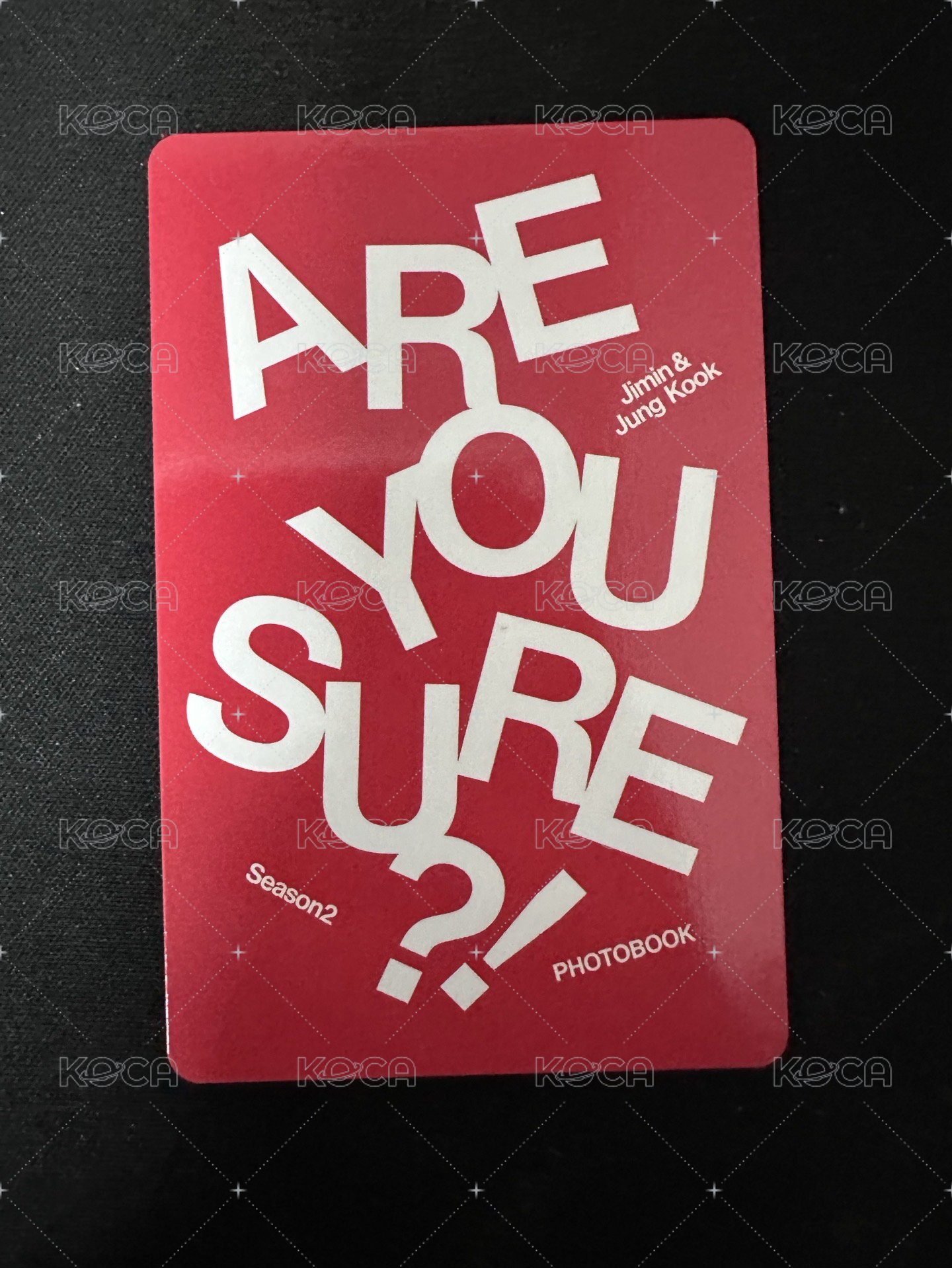 AYS S2 周邊卡 寫真卡 背面