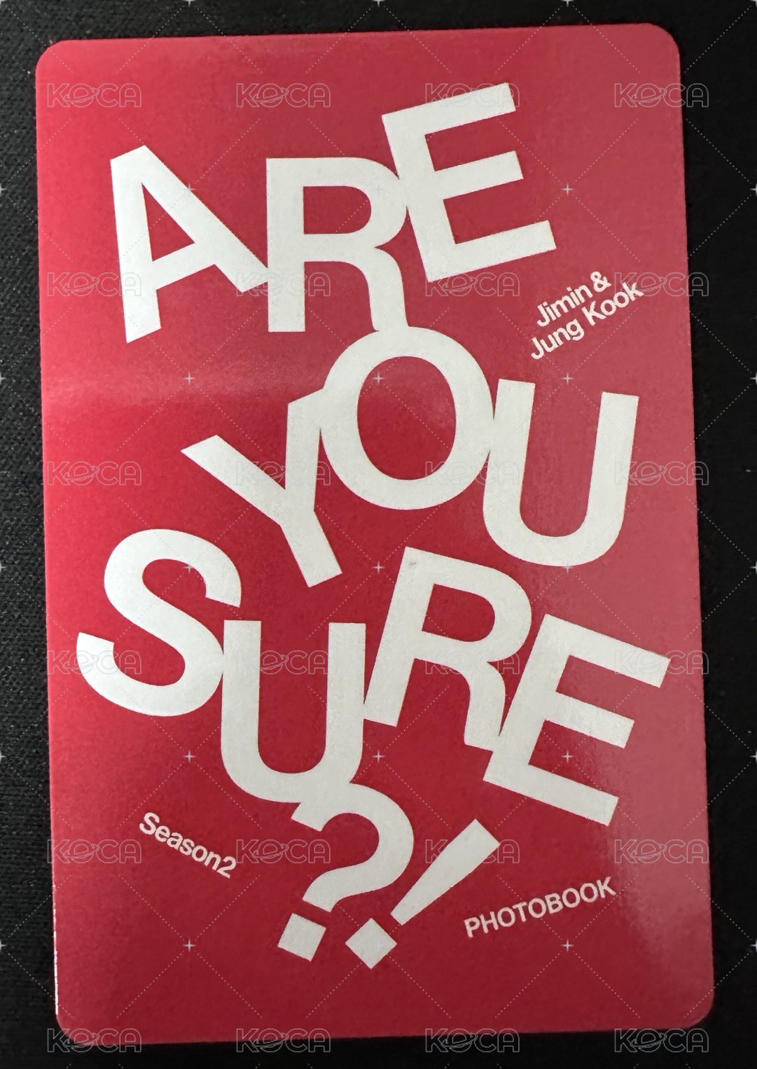 AYS S2 周邊卡 寫真卡 背面