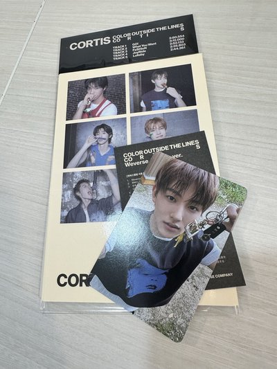 未拆Cortis2026年曆、安乾鎬以拆電子專B