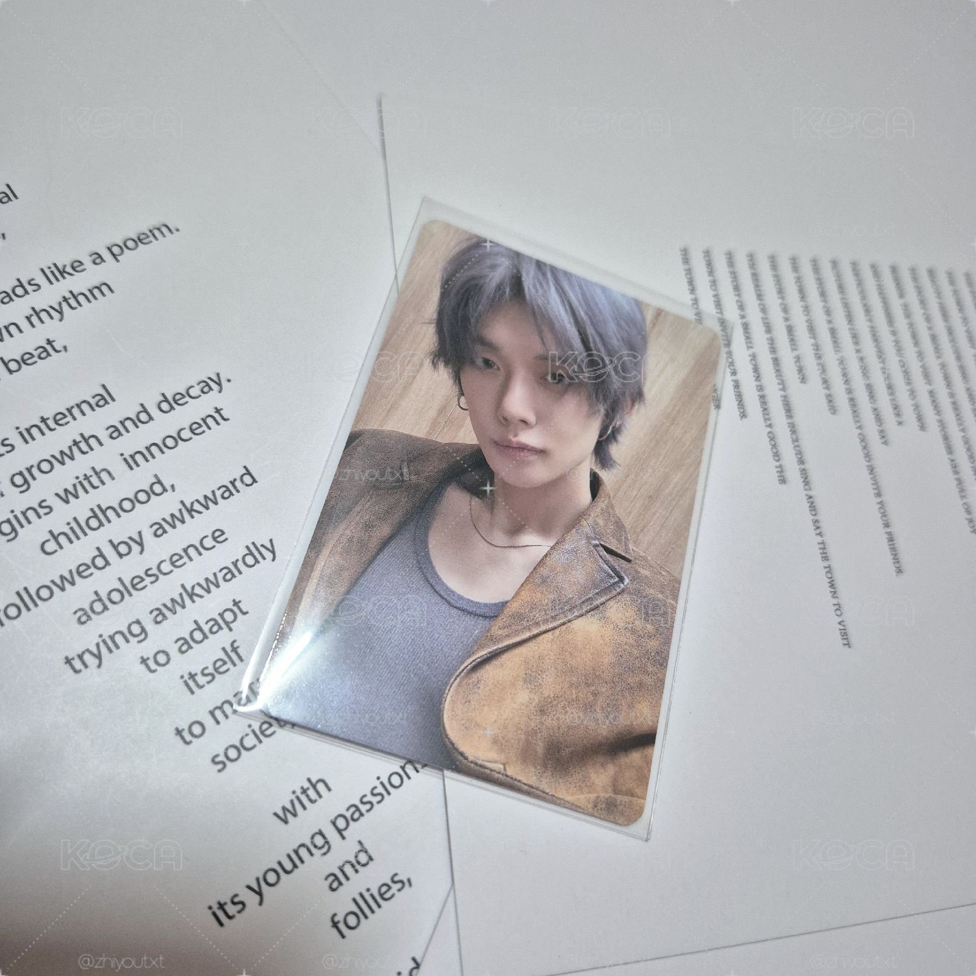 ​⑅ TXT >YEONJUN崔然竣 NO LABELS 卡盒B 專輯卡
