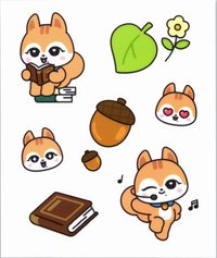 MINIVE PARK 快閃店 貼紙 