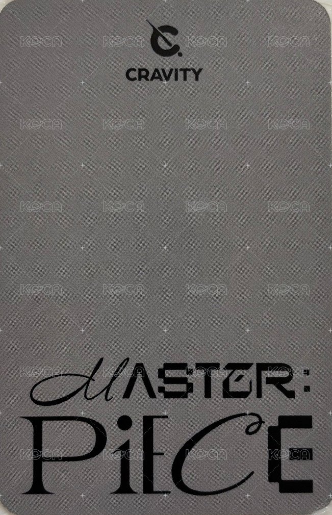 MASTER : PIECE 打歌卡  背面