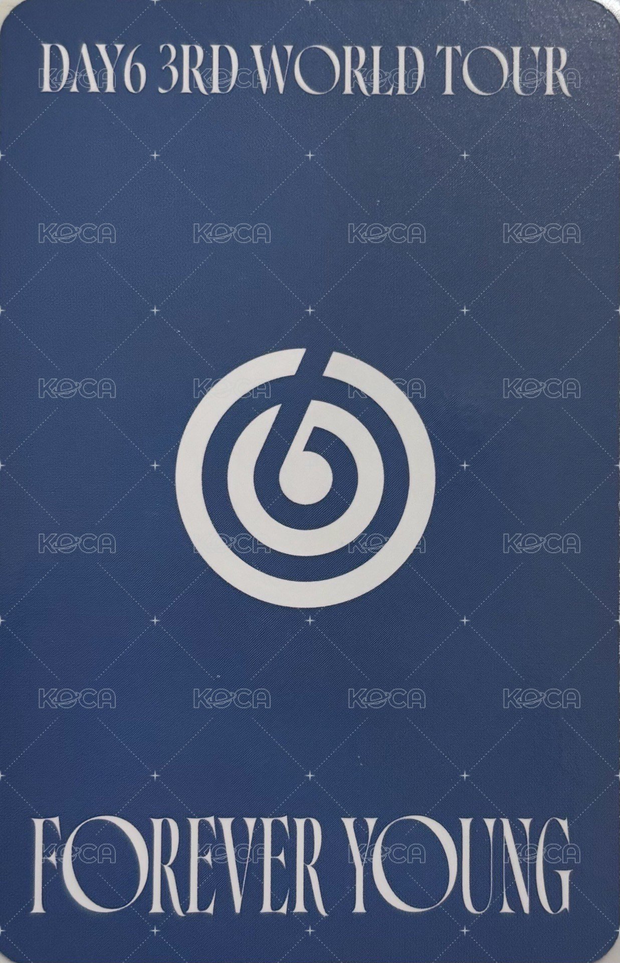 3rd世巡 入場卡 / 場限卡 光州 DAY1 背面