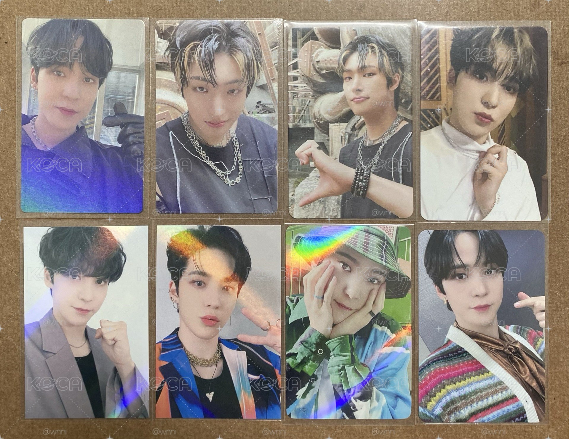 ATEEZ makestar 潤浩 旼琦 特典卡