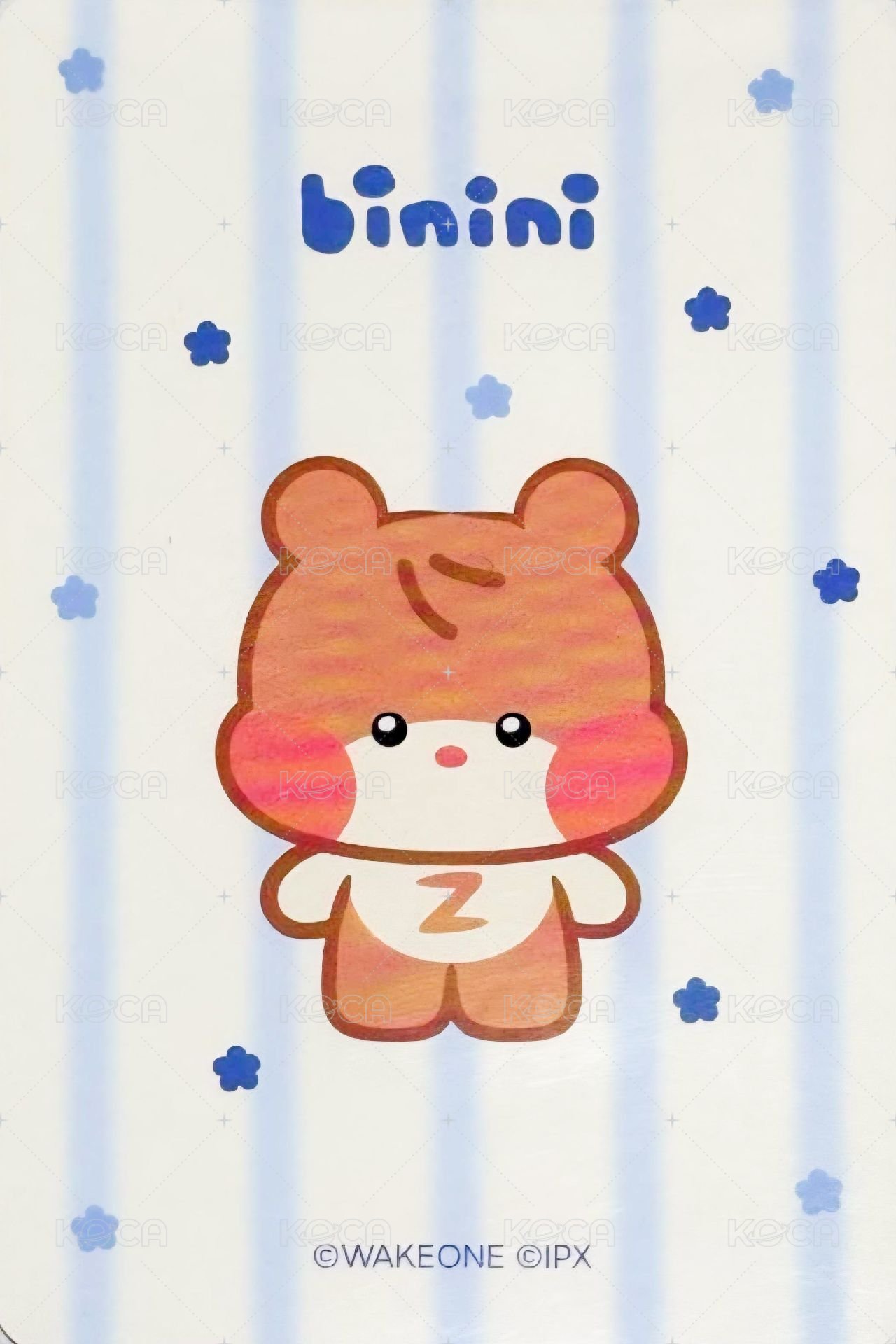 zeroni FW 周邊卡 收納包卡 背面