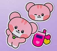 IVE X LINE FRIENDS MININI RANGNINI 貼紙 
