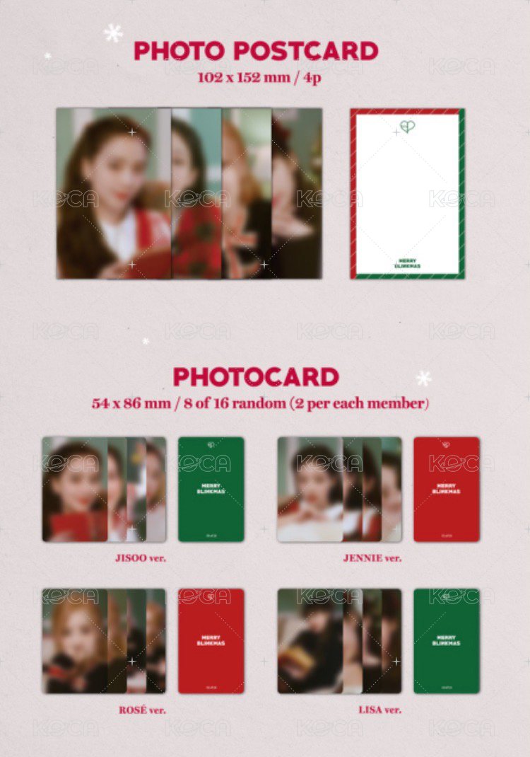 PHOTOCARD COLLECTION CHRISTMAS EDITION