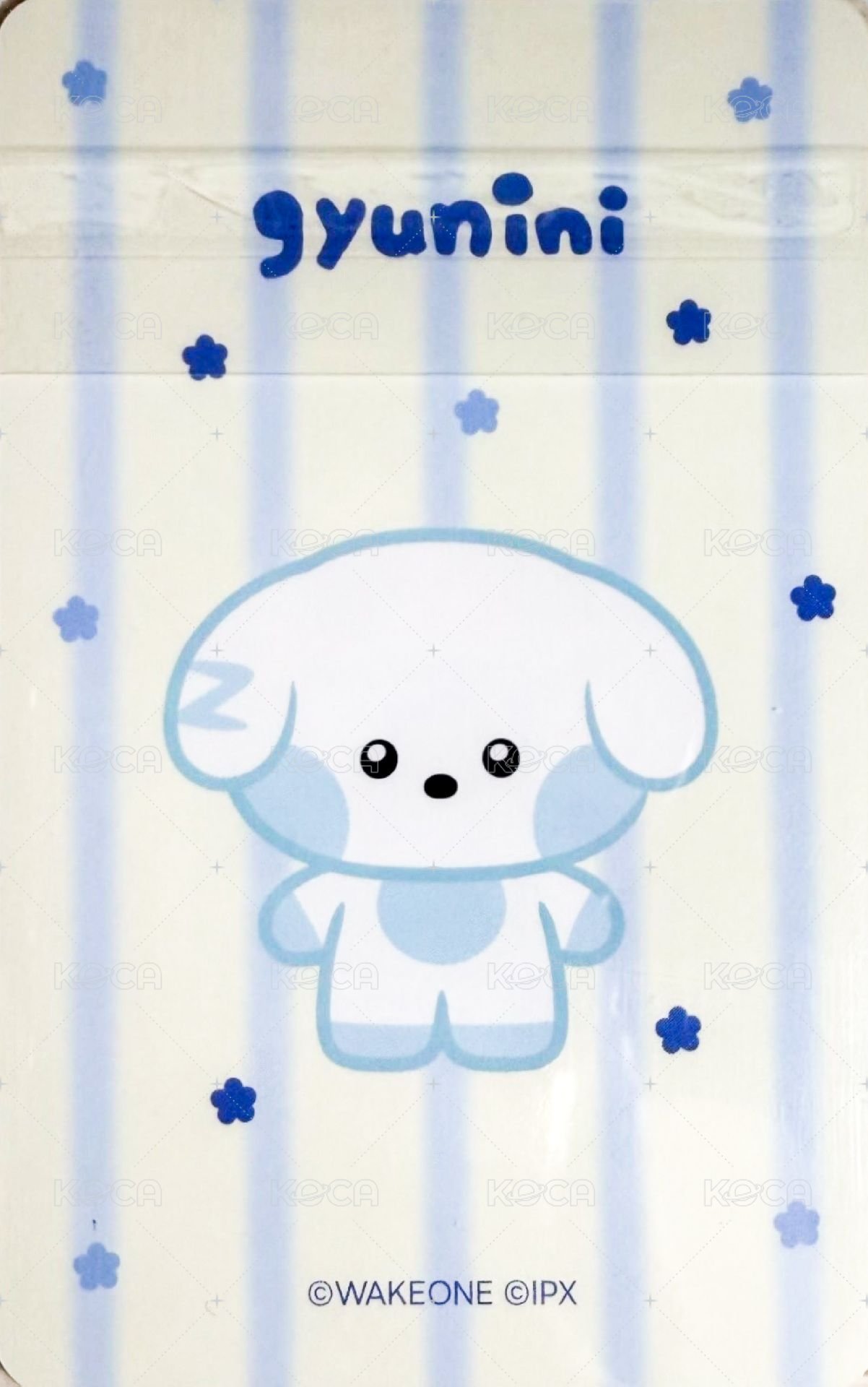 zeroni FW 周邊卡 收納包卡 背面