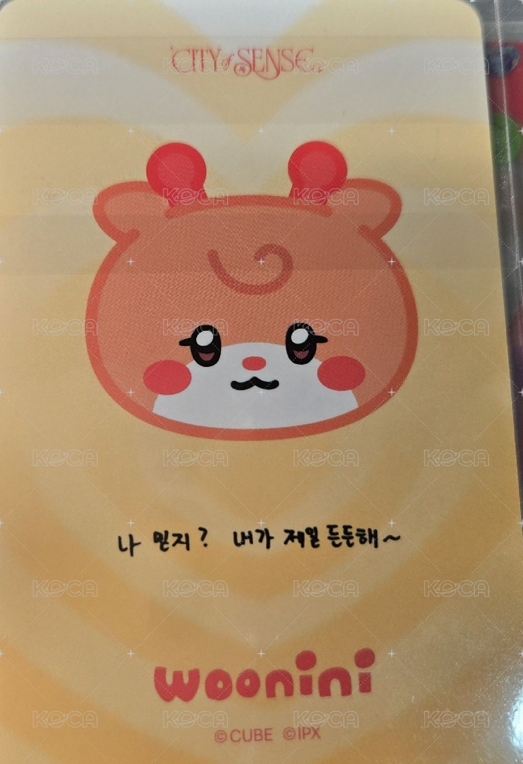 展覽快閃店 錢包 周邊卡  背面