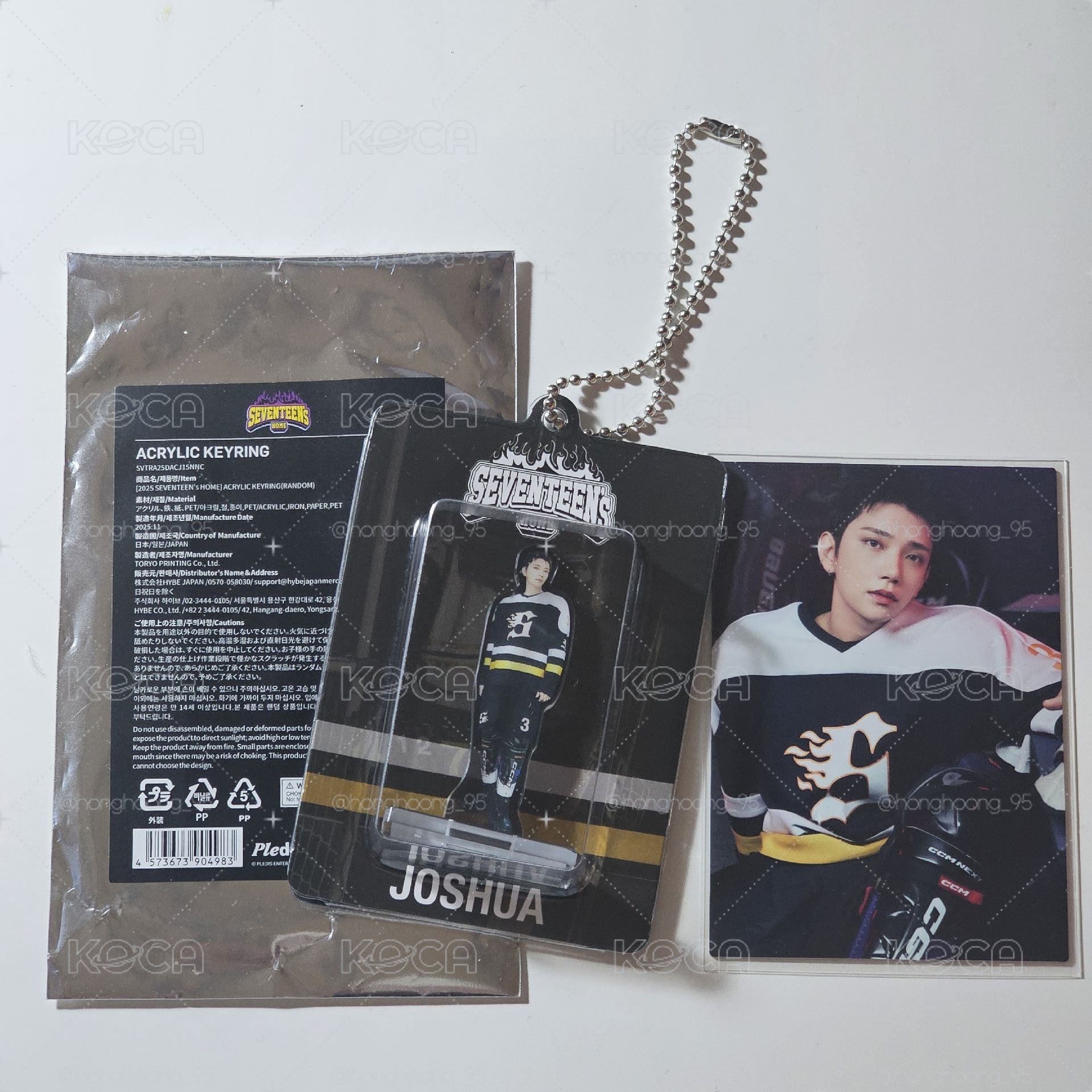 💎現貨｜SEVENTEEN 2025 Home 壓克力立牌 人形吊飾 小卡 隨機卡包 JOSHUA 洪知秀