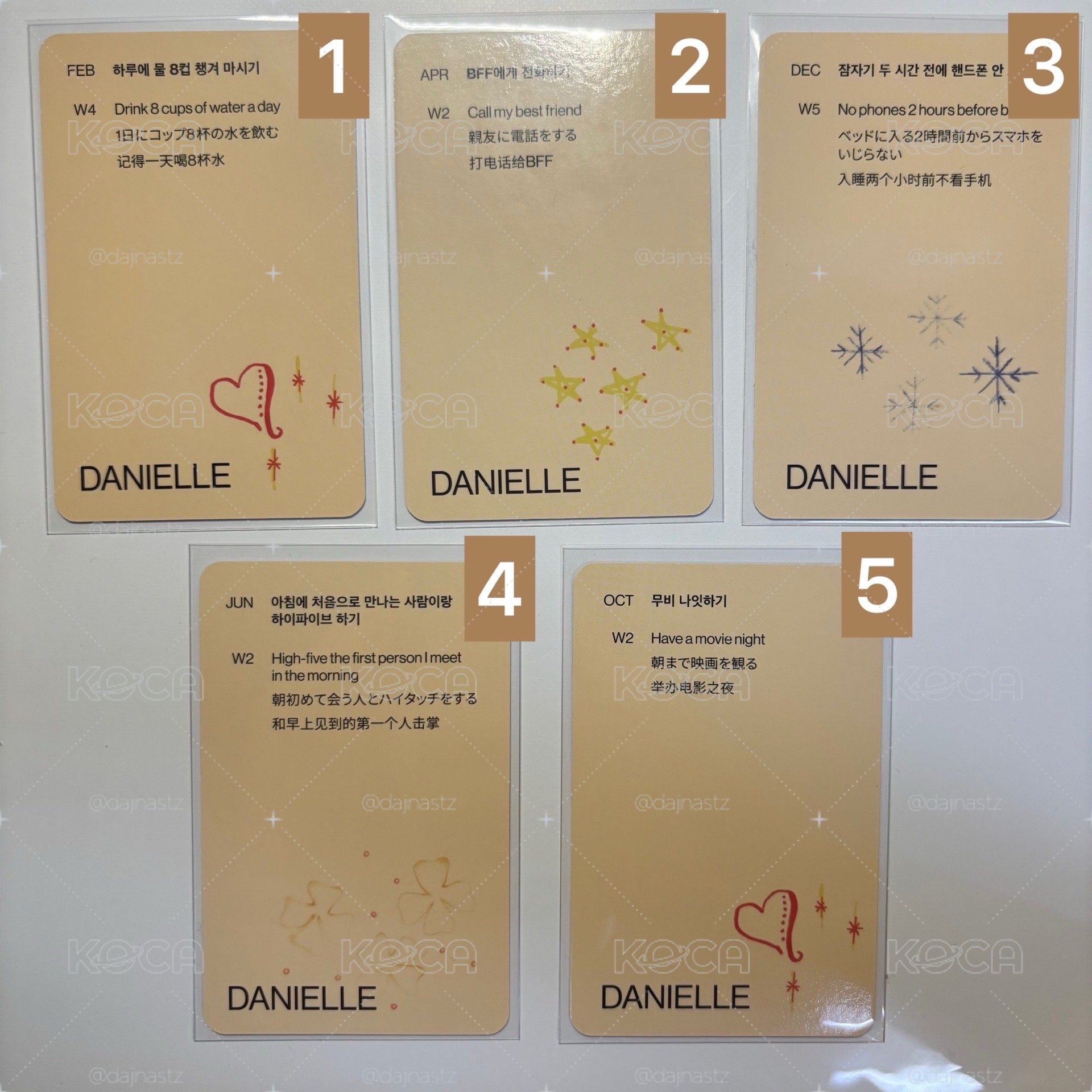 ［Season’s Greeting］2024年曆卡 Danielle