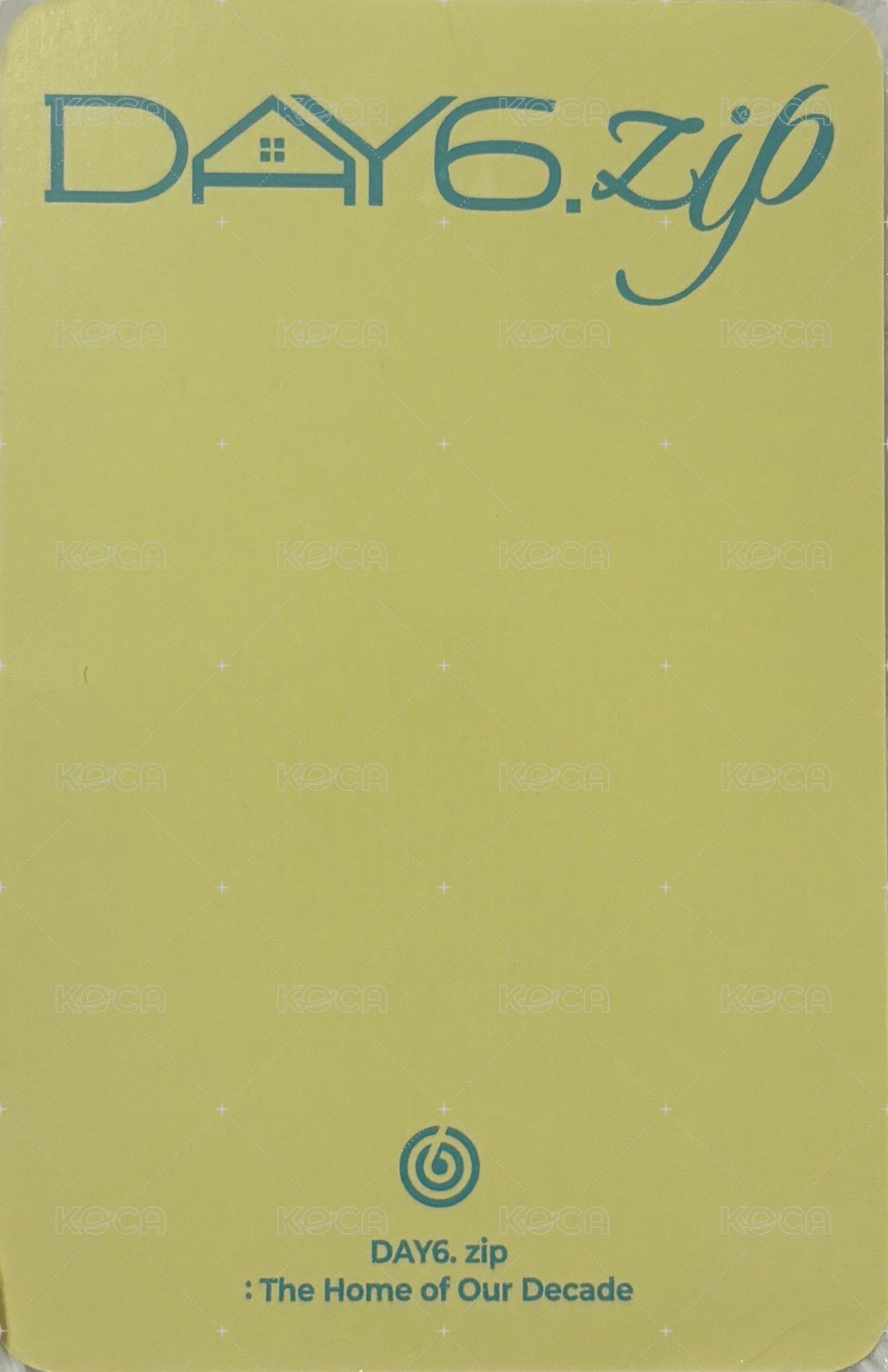 十週年展覽 入場卡 / 場限卡  背面