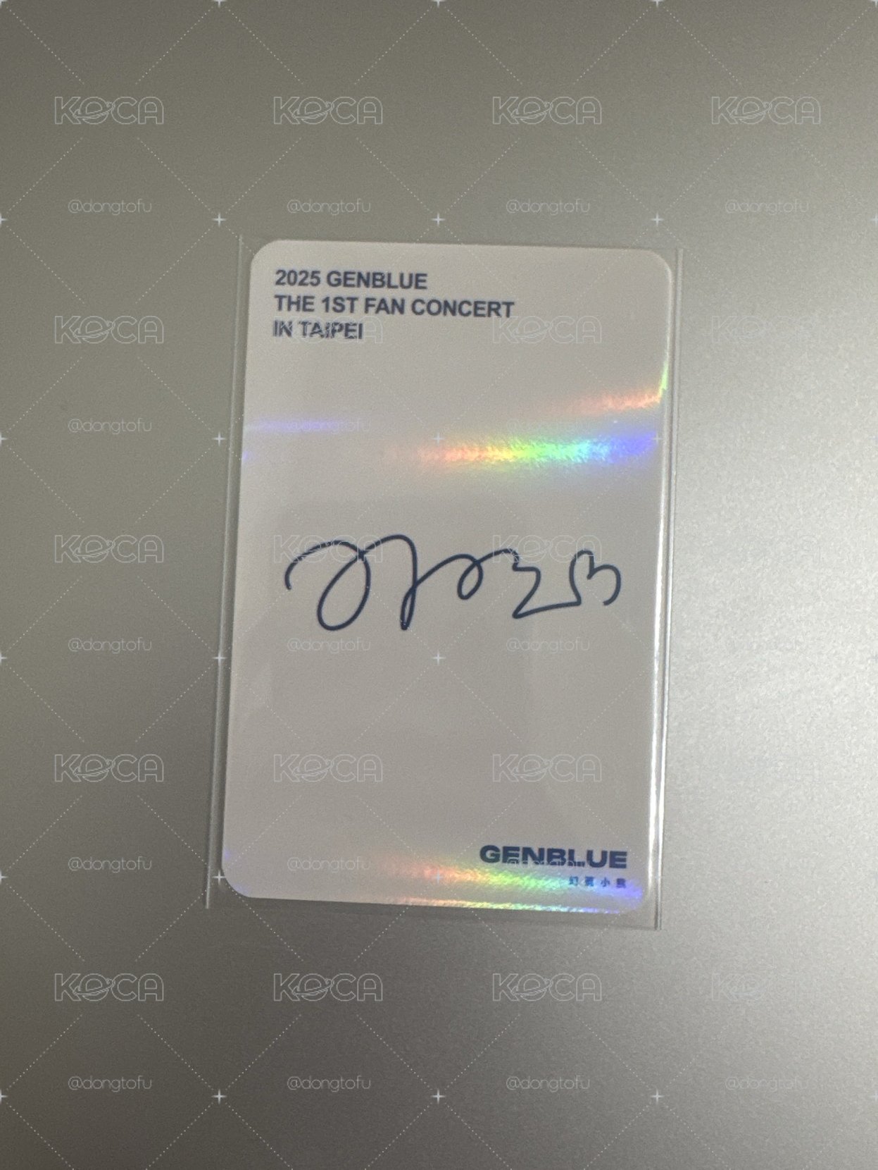 2025 1ST FAN CON A區閃卡 AYEON