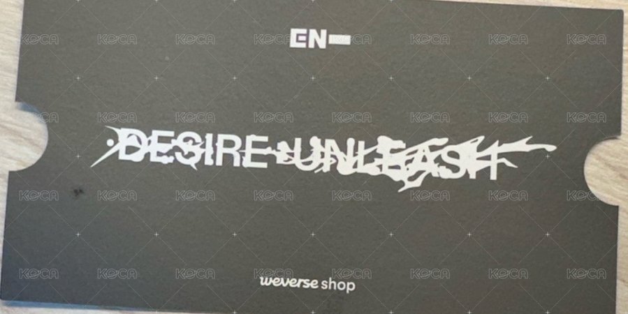 迷六 wvs 特典卡 團體自拍票卡 背面